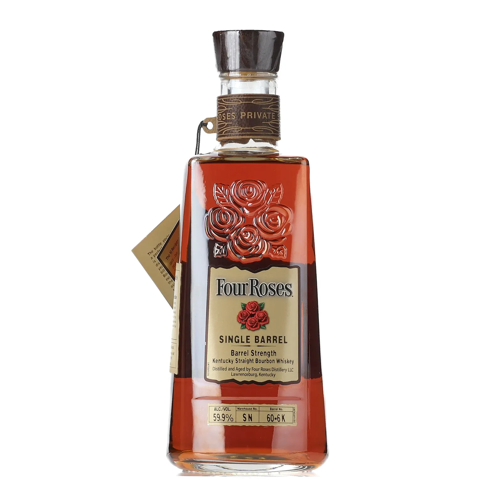 Four Roses Barrel Strength OBSO 10 Year Old, New Charred Oak Cask, Cask #60-6K, Batch No. SN 60-6K (Tier 6), 2025, 59.9% whisky bottle