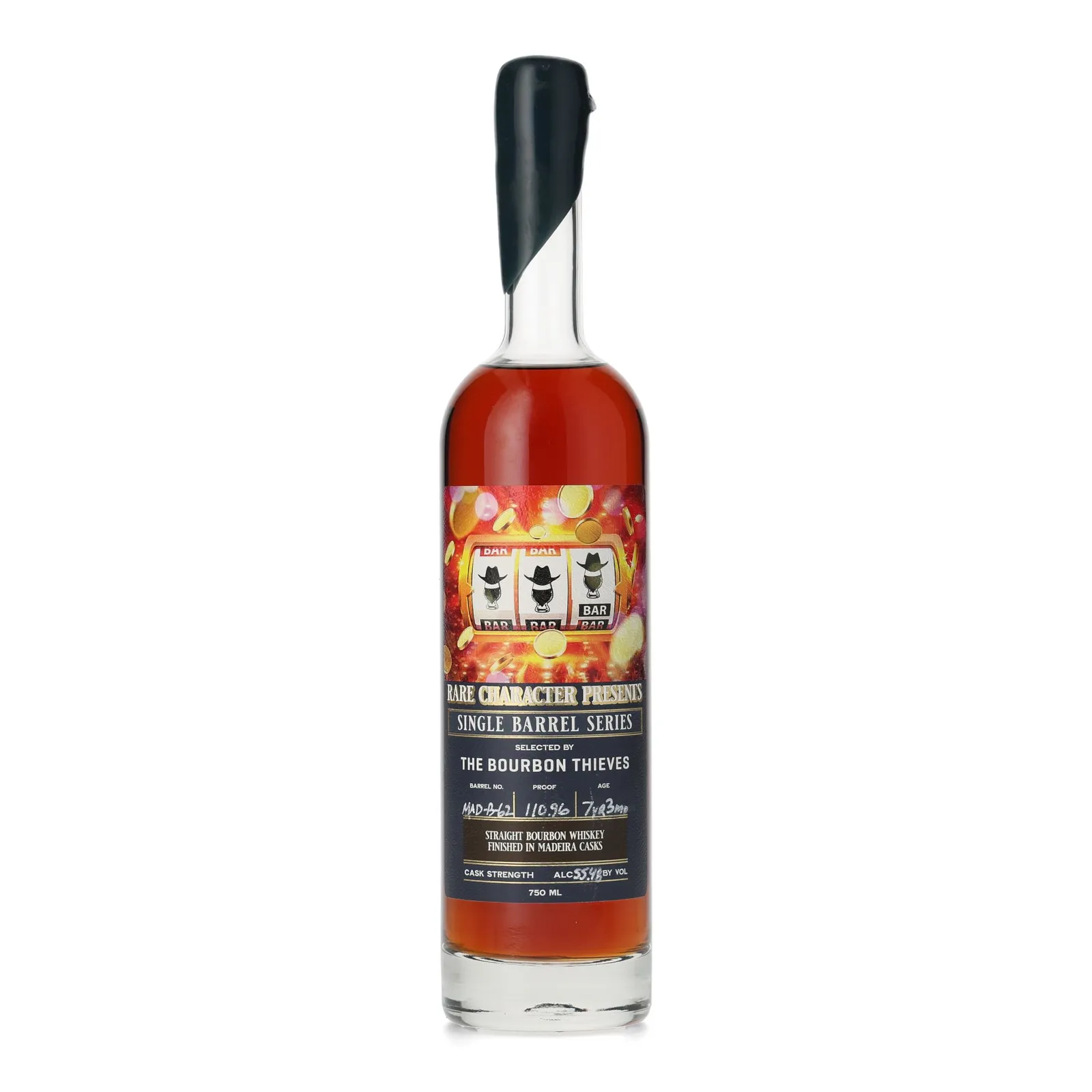 Rare Character Single Barrel Series The Bourbon Thieves Selection 7 Year Old, Madeira Cask, Cask #MAD-B-62, Rare Character Whiskey Co., 55.48% whisky bottle