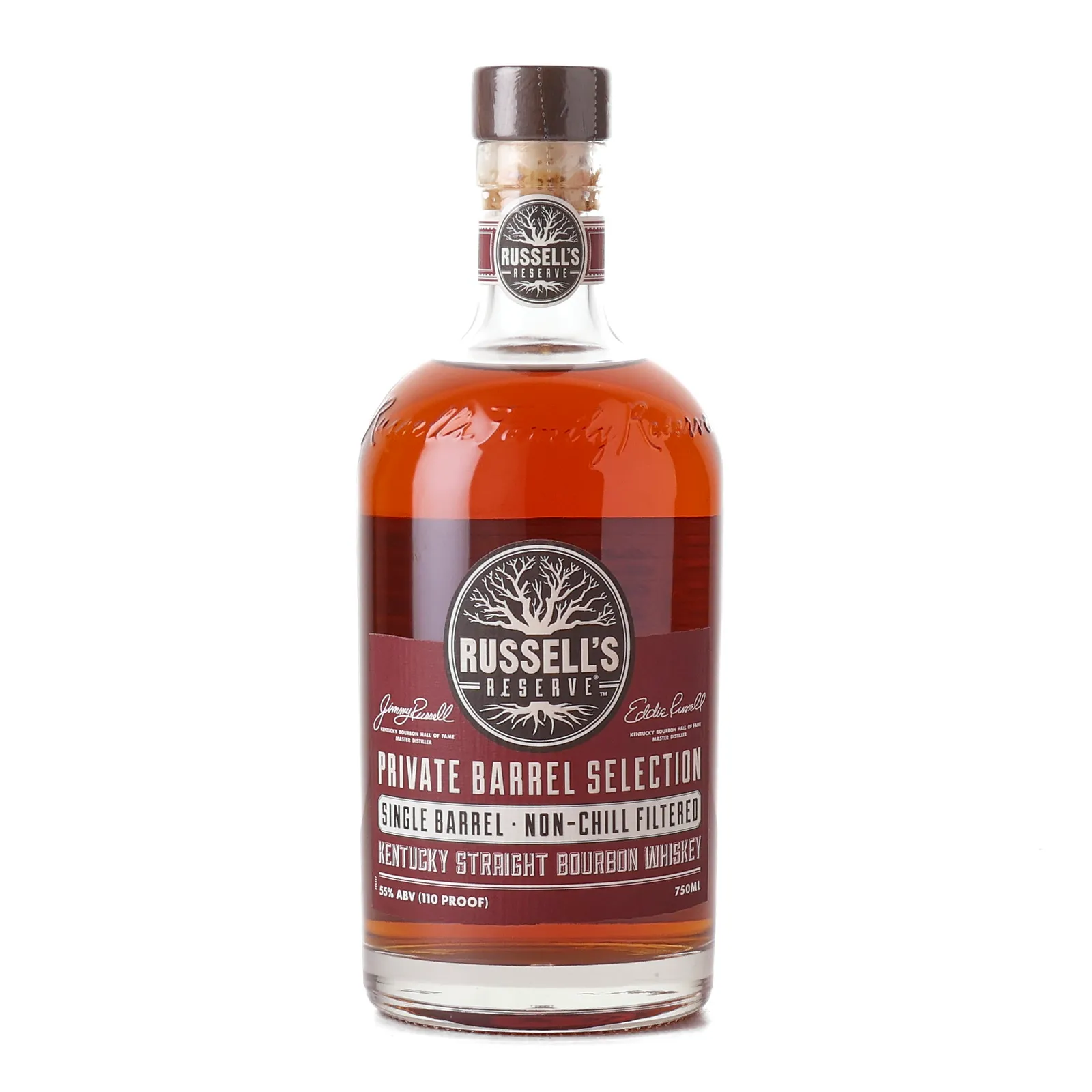 Russell's Reserve Private Barrel Selection, Cask #20-0859, 2021, 55% whisky bottle