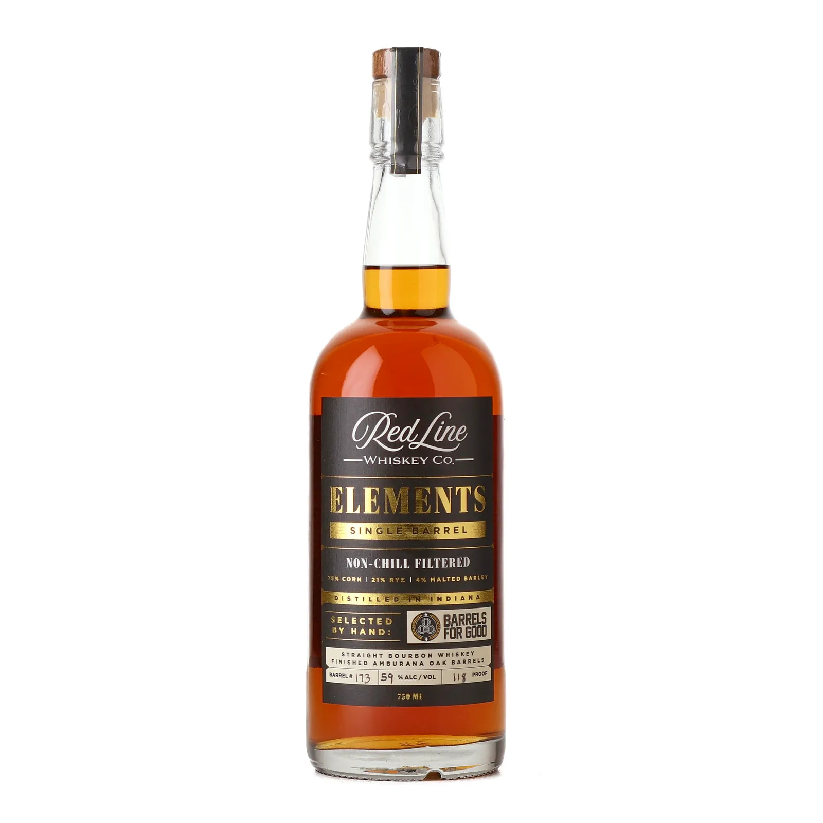 Red Line Elements 'Barrels For Good', Amburana Oak Cask, Cask #173, 59% whisky bottle