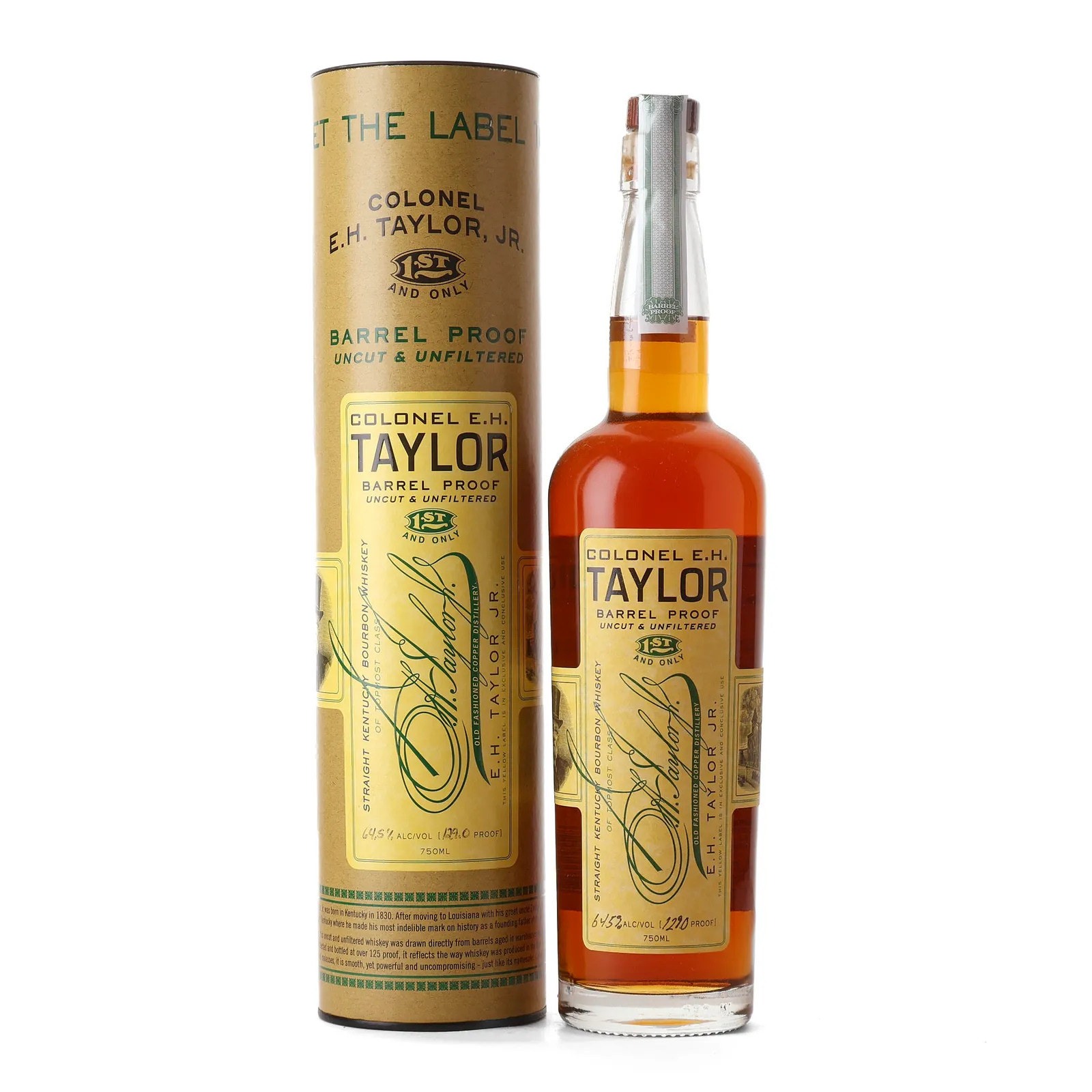 Colonel E.H. Taylor Barrel Proof, Batch No. 3, 2014, 64.5% whisky bottle