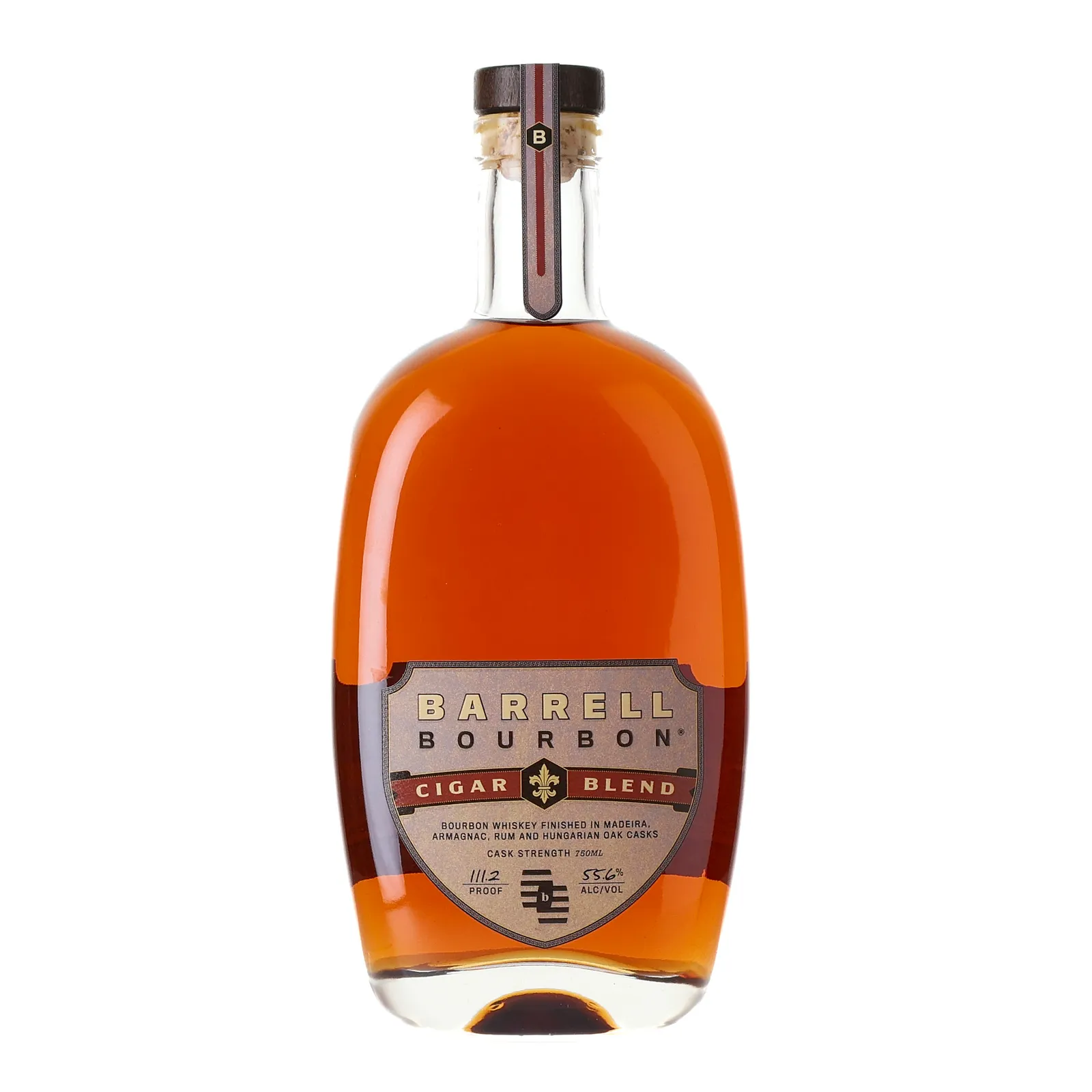 Barrell Cigar Blend Cask Strength Bourbon, Madeira, Armagnac, Hungarian Oak & Rum Cask, Barrell Craft Spirits, 55.6% whisky bottle