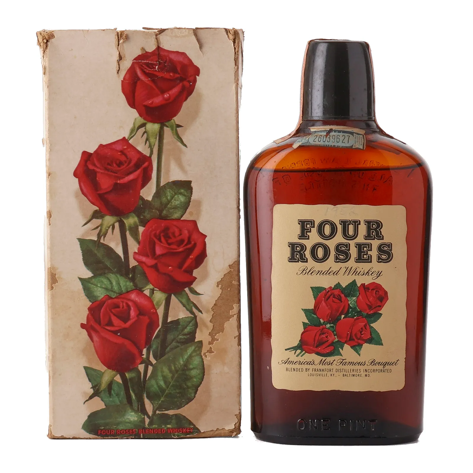 Four Roses Blended Whiskey, 43.4% whisky bottle