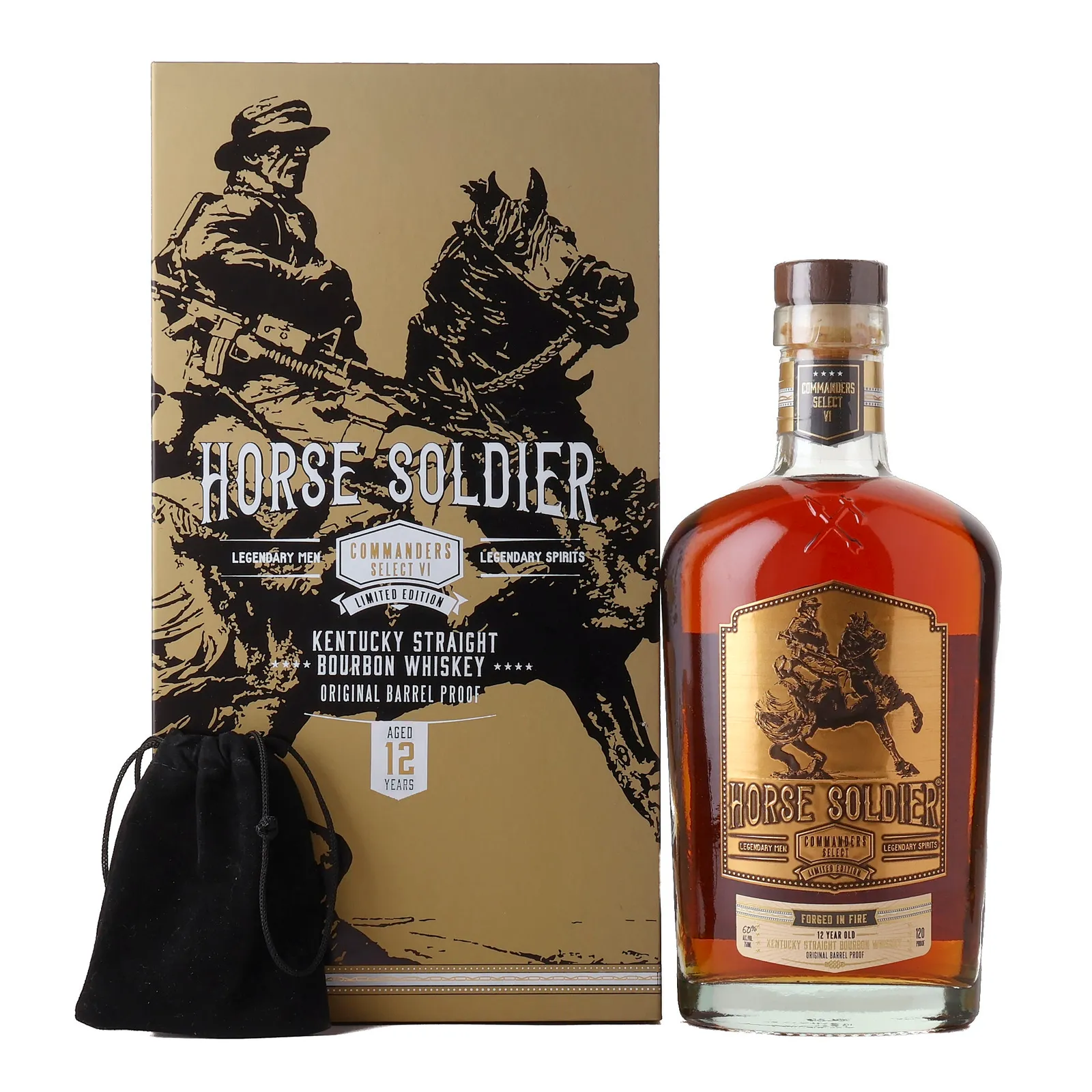 Horse Soldier Commander's Select VI 12 Year Old, 2024, 60% whisky bottle