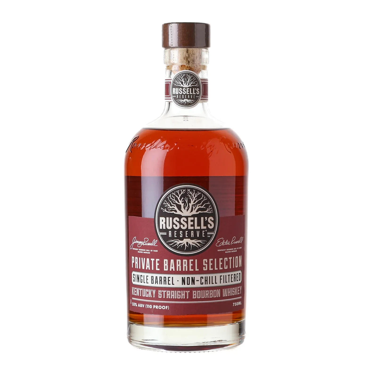 Russell's Reserve Single Barrel Private Barrel Selection 9 Year Old, Cask #1537, 2019, 55% whisky bottle