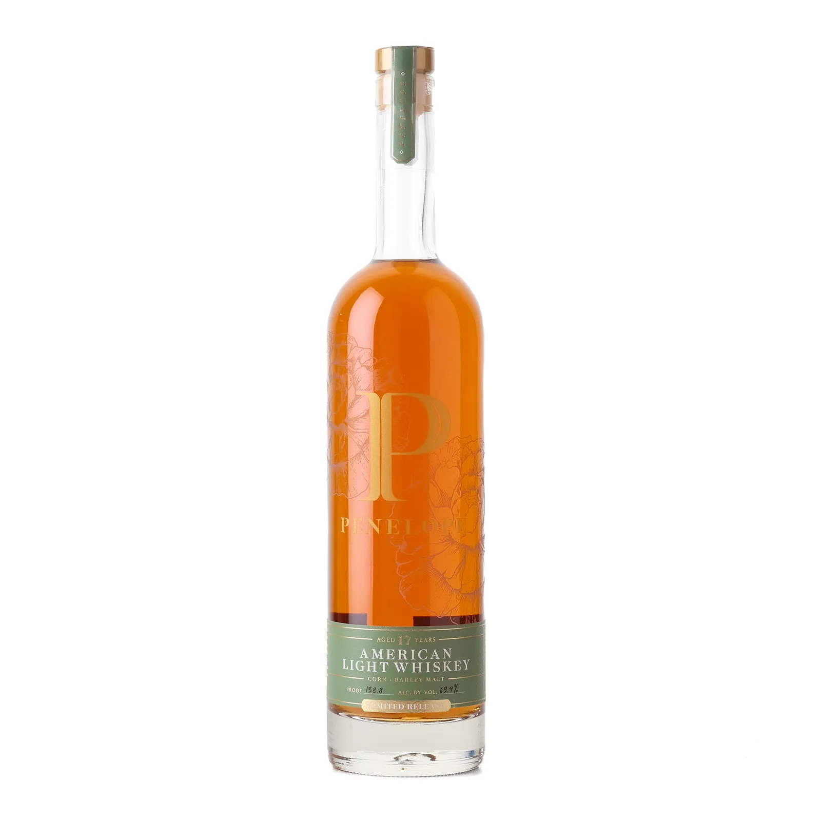 Penelope 17 Year Limited Release American Light Whiskey, Oak Cask, 2025, 69.4% whisky bottle