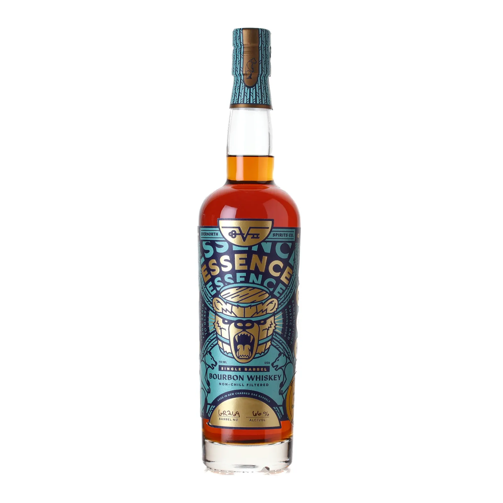 Evernorth Spirits Essence Bourbon Greg's Get It N Go Private Barrel Selection 6 Year Old, New Charred Oak Cask, Cask # GR269, 66% whisky bottle