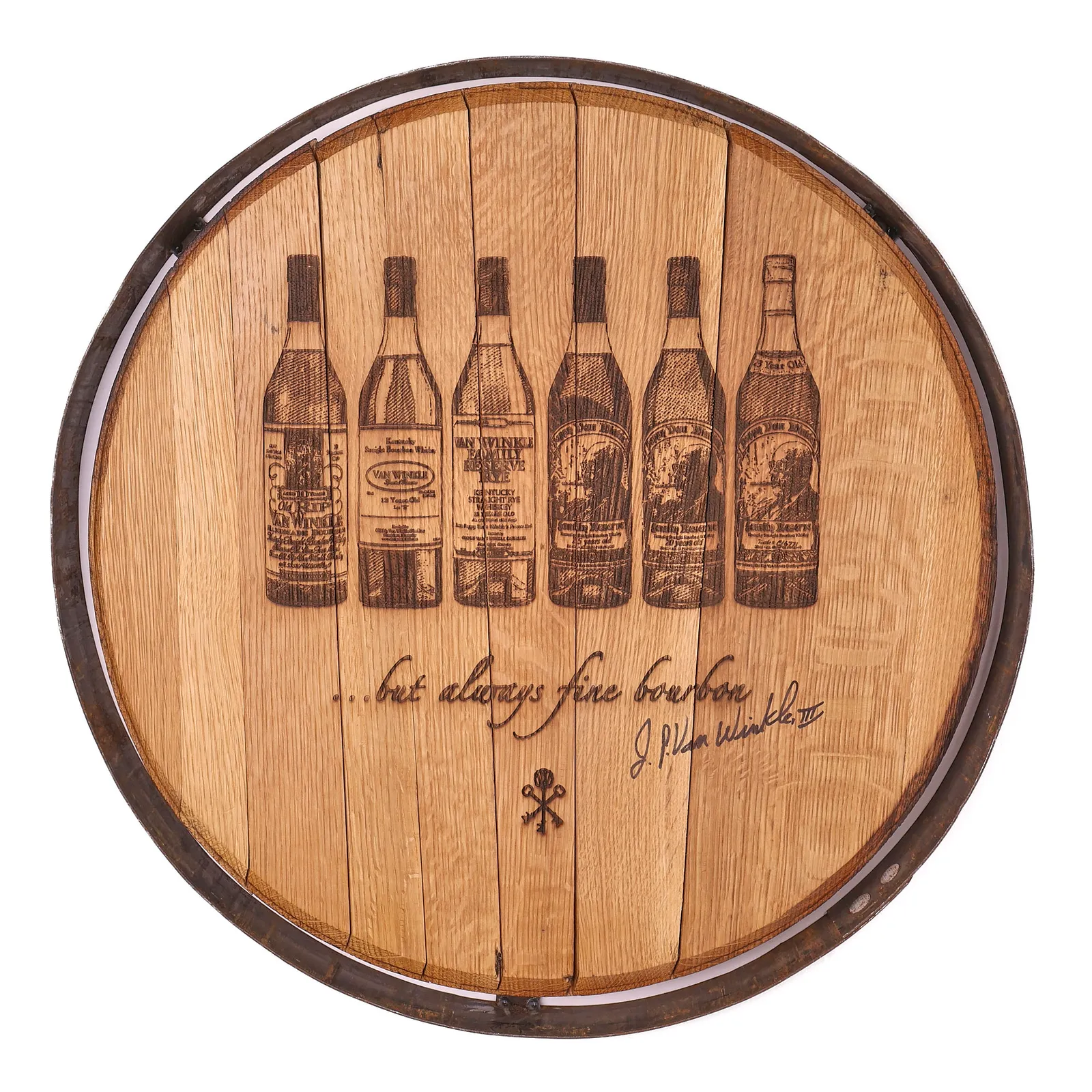 Pappy Van Winkle Pappy & Co Barrel Head whisky bottle