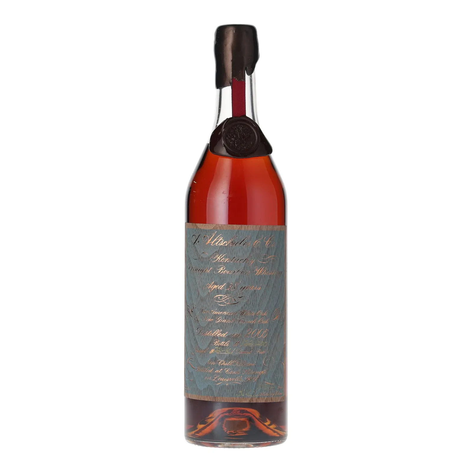 A. Altschuler & Co. 18 Year Old, Bourbon & French Oak Cask, Cask #22-K, 2005, The WoodWork Collective, 51.6% whisky bottle