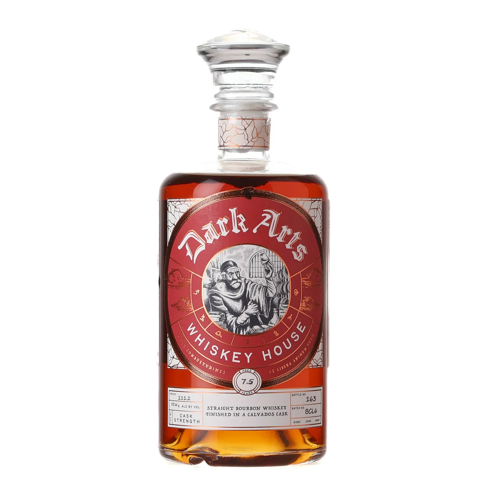 Dark Arts 7 Year Old, Calvados Cask, Batch No. BCL6, Dark Arts Whiskey House, 55.6% whisky bottle