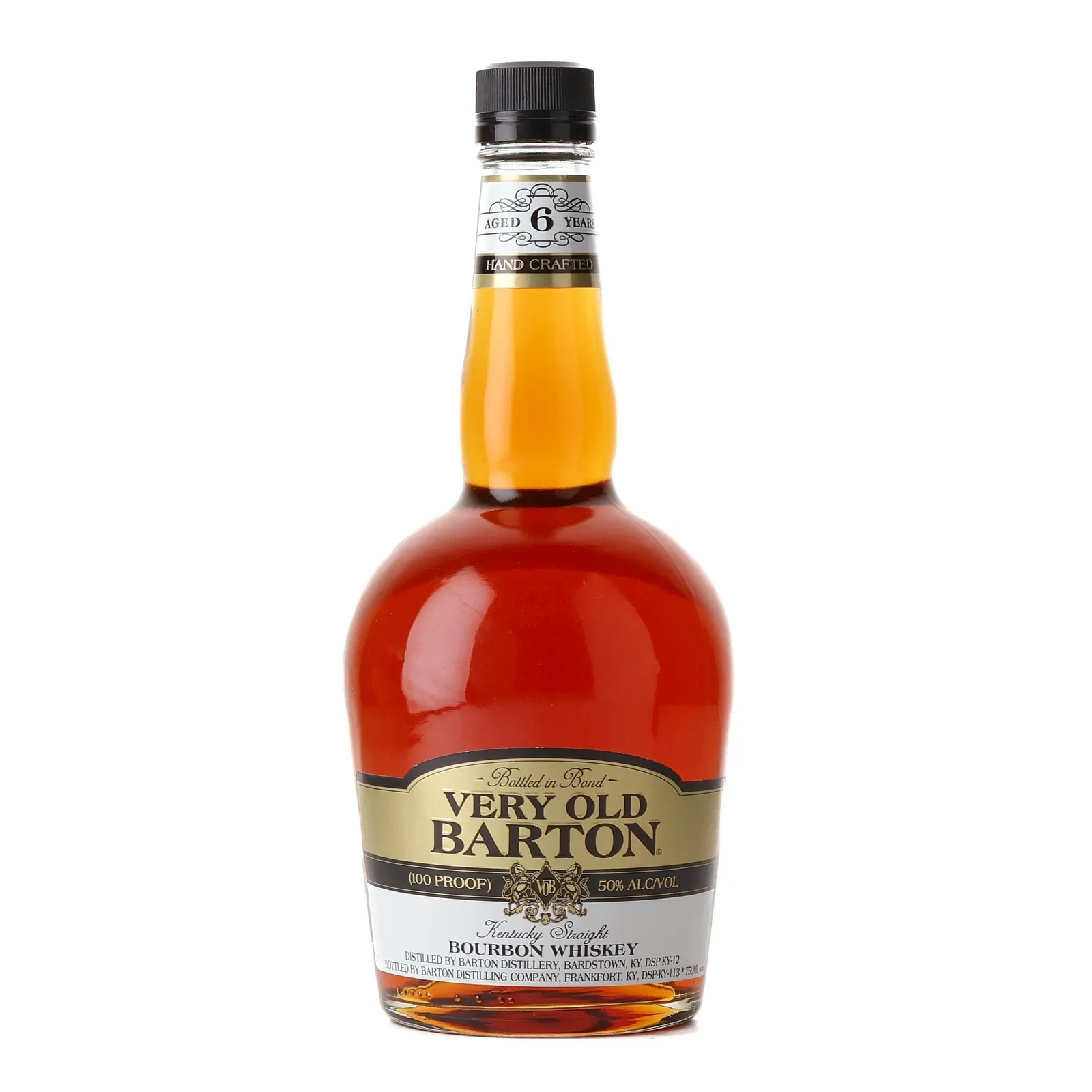 Very Old Barton Bottled in Bond 6 Year Old, 2013, 50% whisky bottle