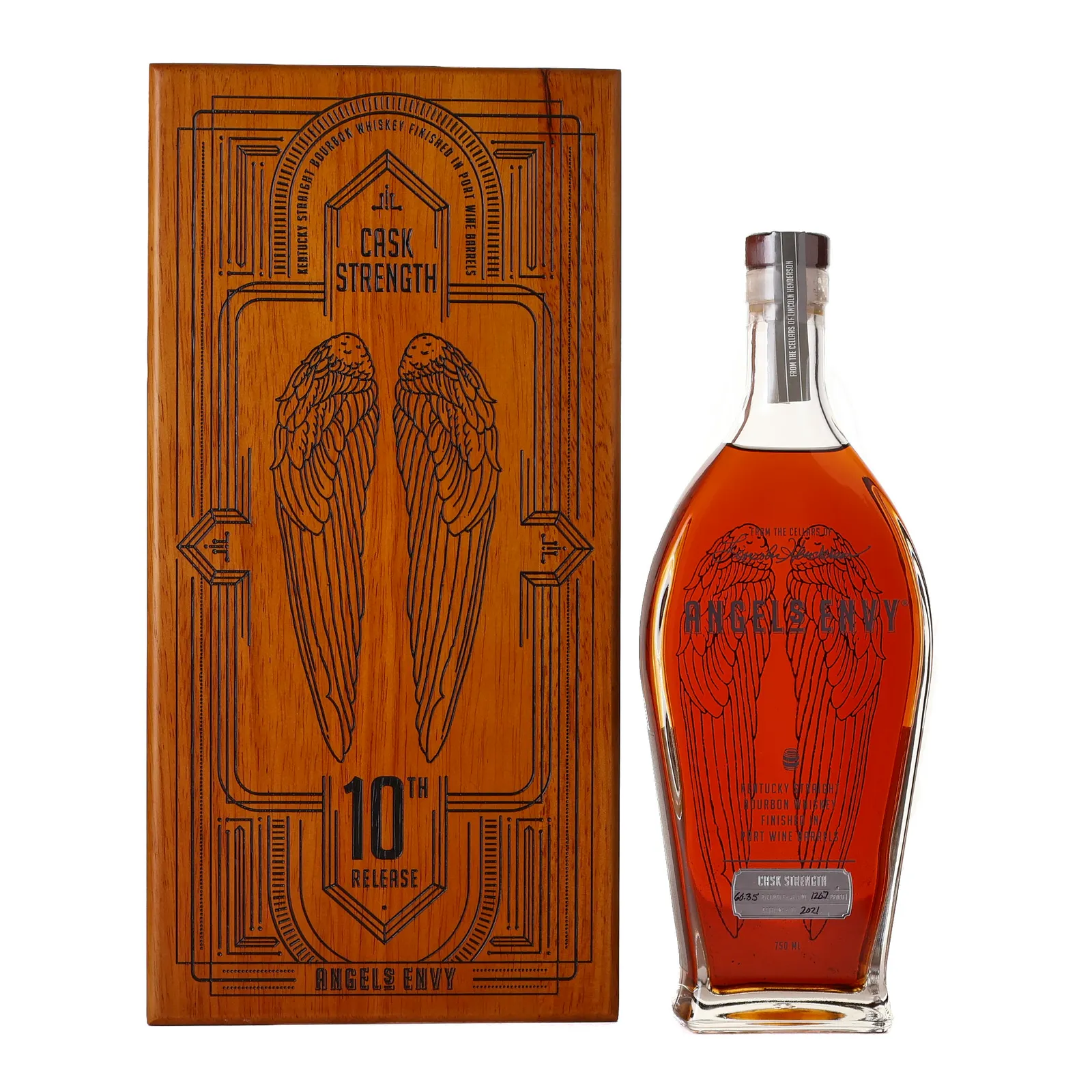 Angel's Envy Cask Strength, Port Cask, Batch No. C10, 2021, 60.35% whisky bottle