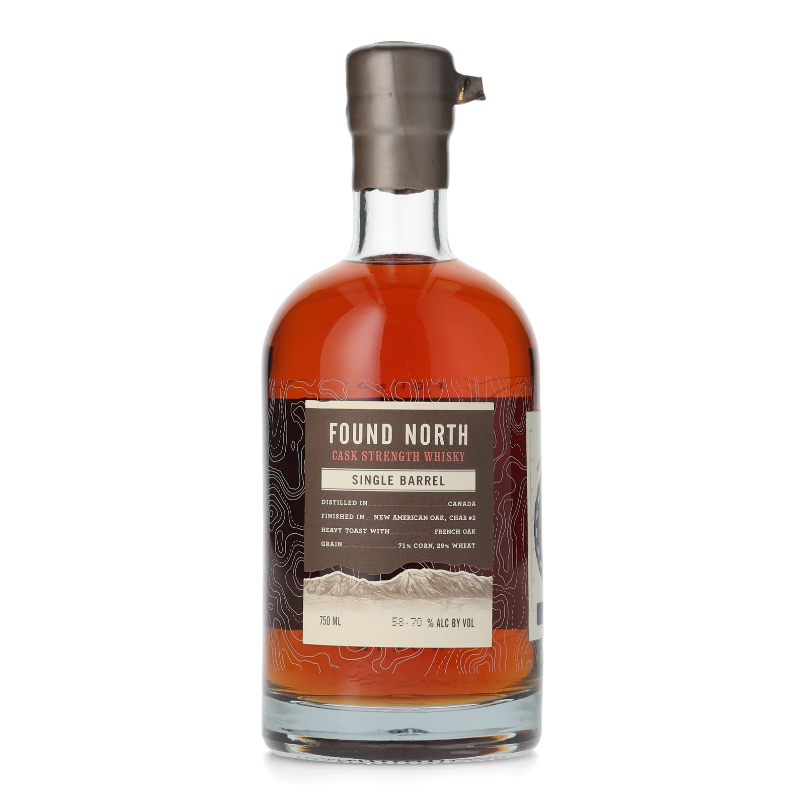 Found North Canadian Whisky 'K&L' Private Barrel Selection, Found North, 58.7% whisky bottle