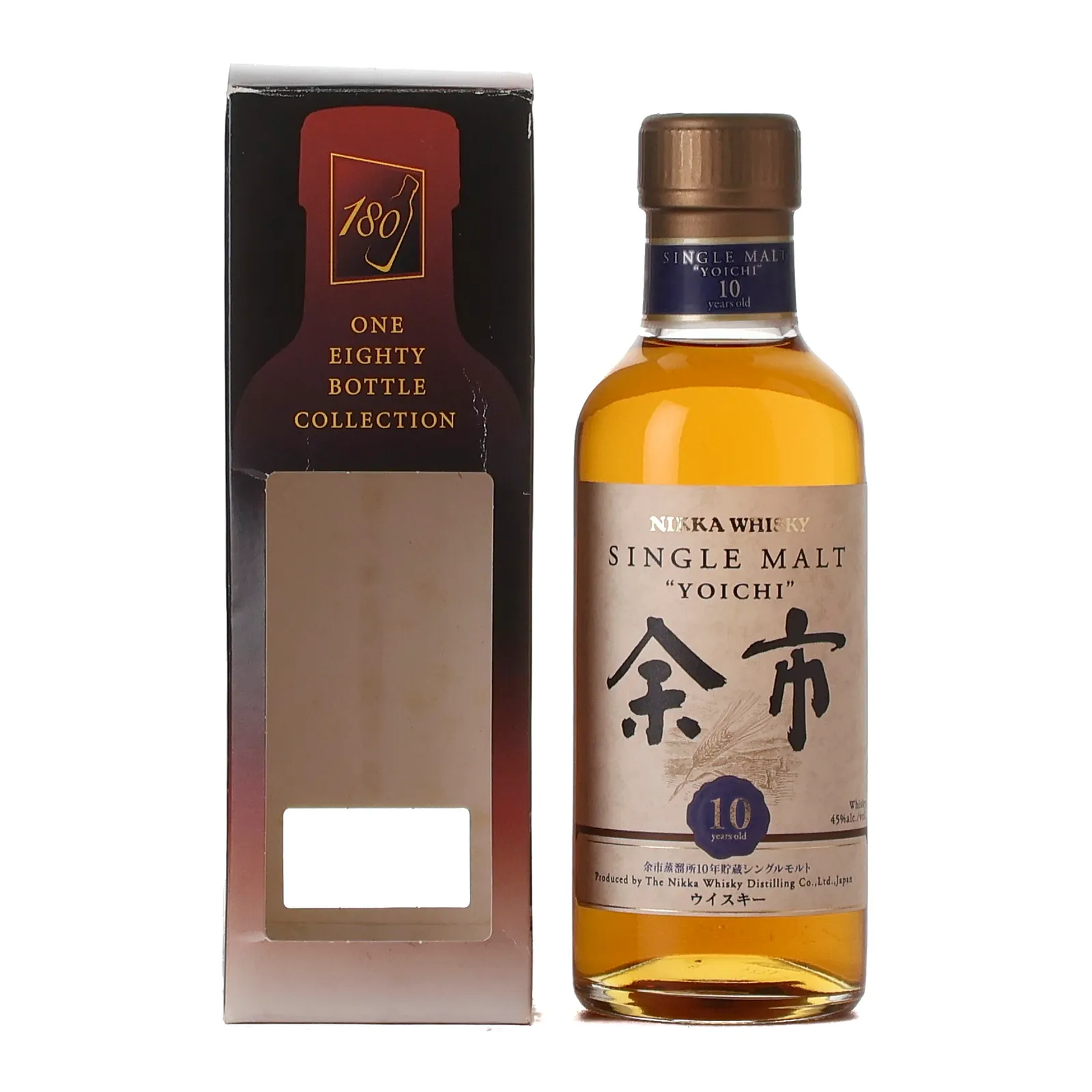 Nikka Yoichi Single Malt 10 Year Old, Oak Cask, 45% whisky bottle