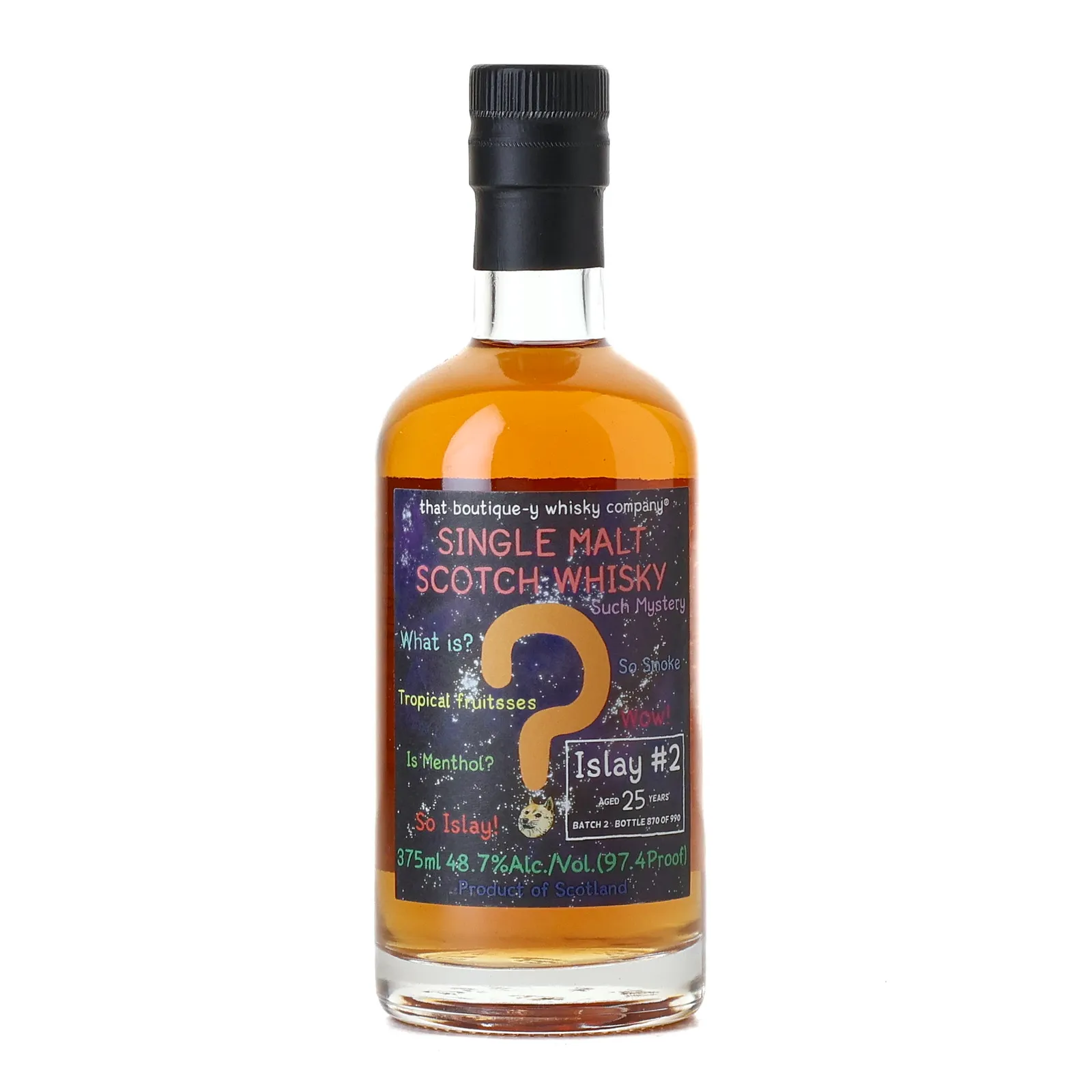 Islay #2 25 Year Old, Batch No. 2, That Boutique-y Whisky Company, 48.7% whisky bottle