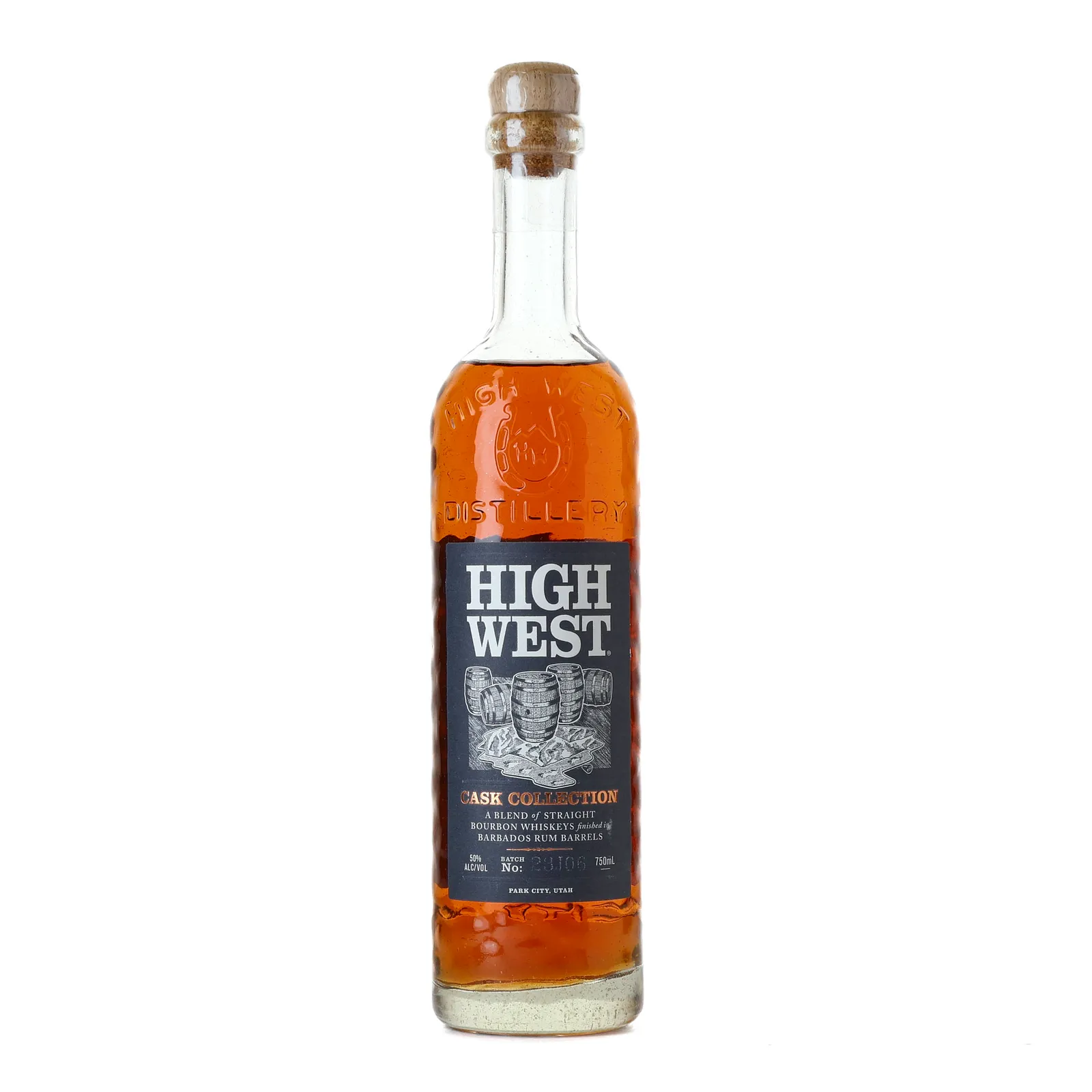 High West Cask Collection Barbados Rum Cask, Batch No. 23J06, 2023, 50% whisky bottle