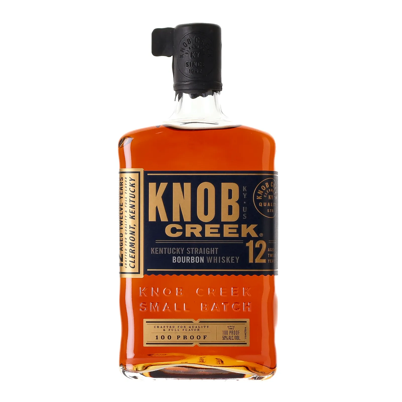 Knob Creek Small Batch No. 12 Year Old, 50% whisky bottle