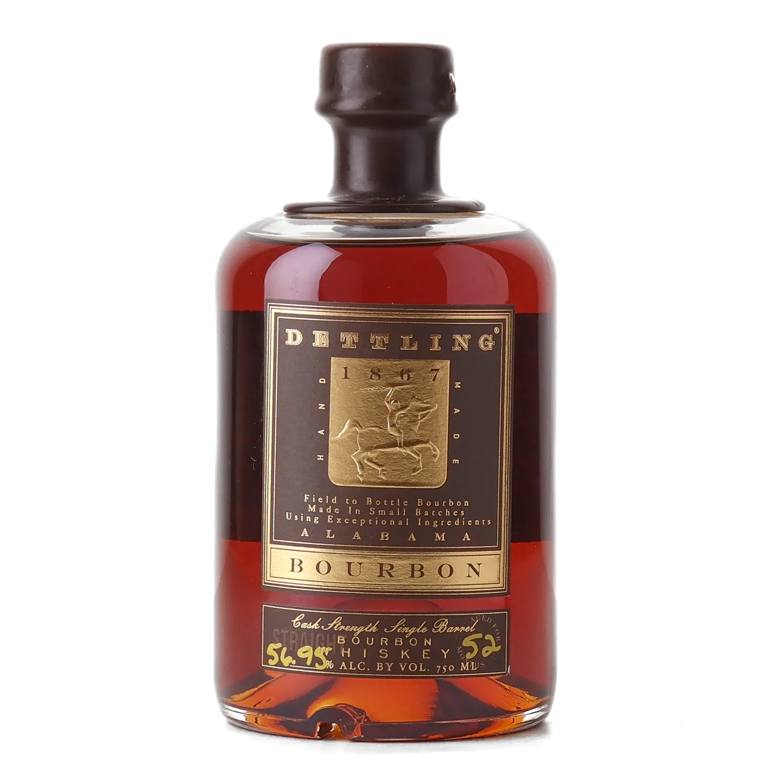 Dettling 1867 Cask Strength Single Barrel 4 Year Old, 56.95% whisky bottle