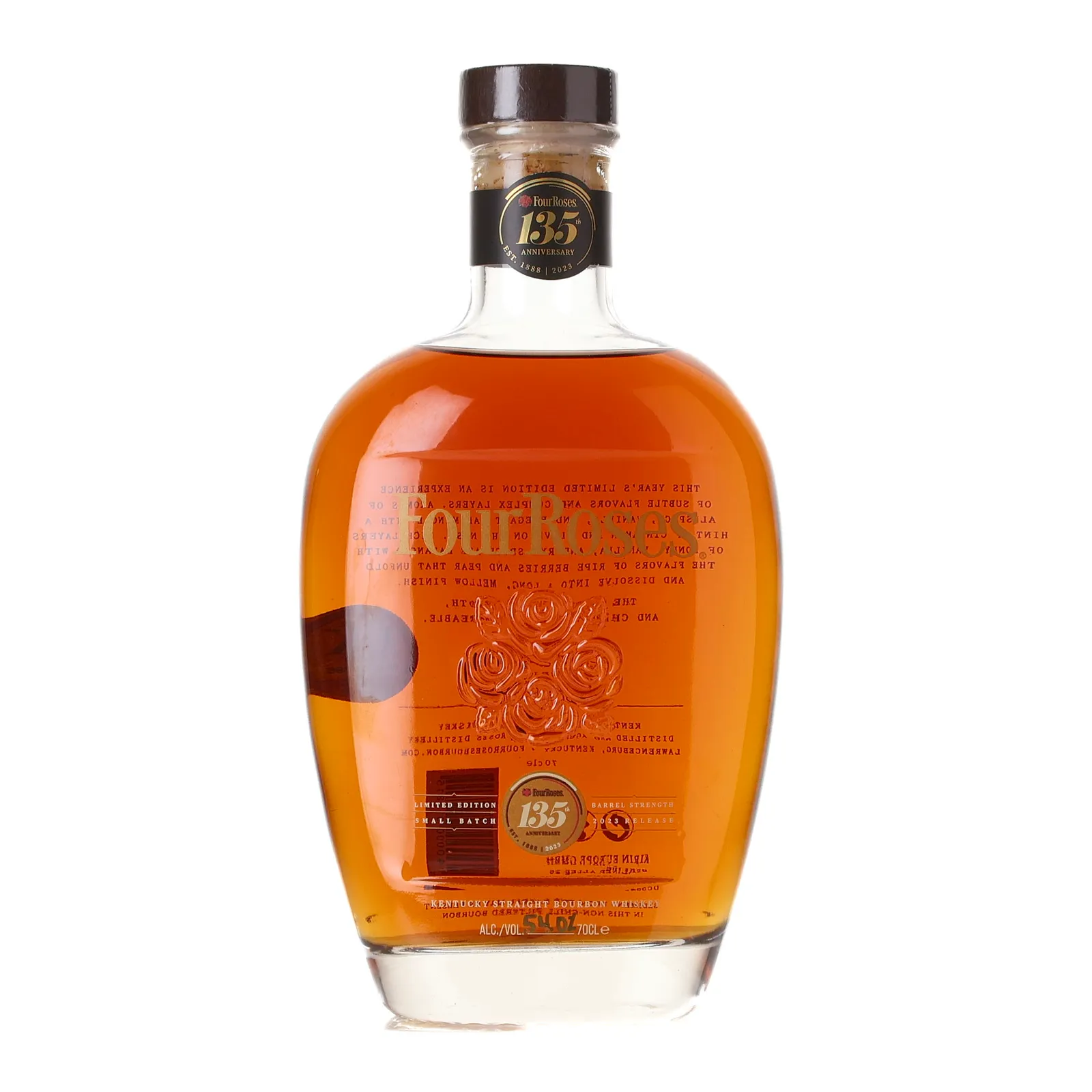 Four Roses 135th Anniversary Small Batch 2023 Release, New American Oak Cask, 2023, 54% whisky bottle
