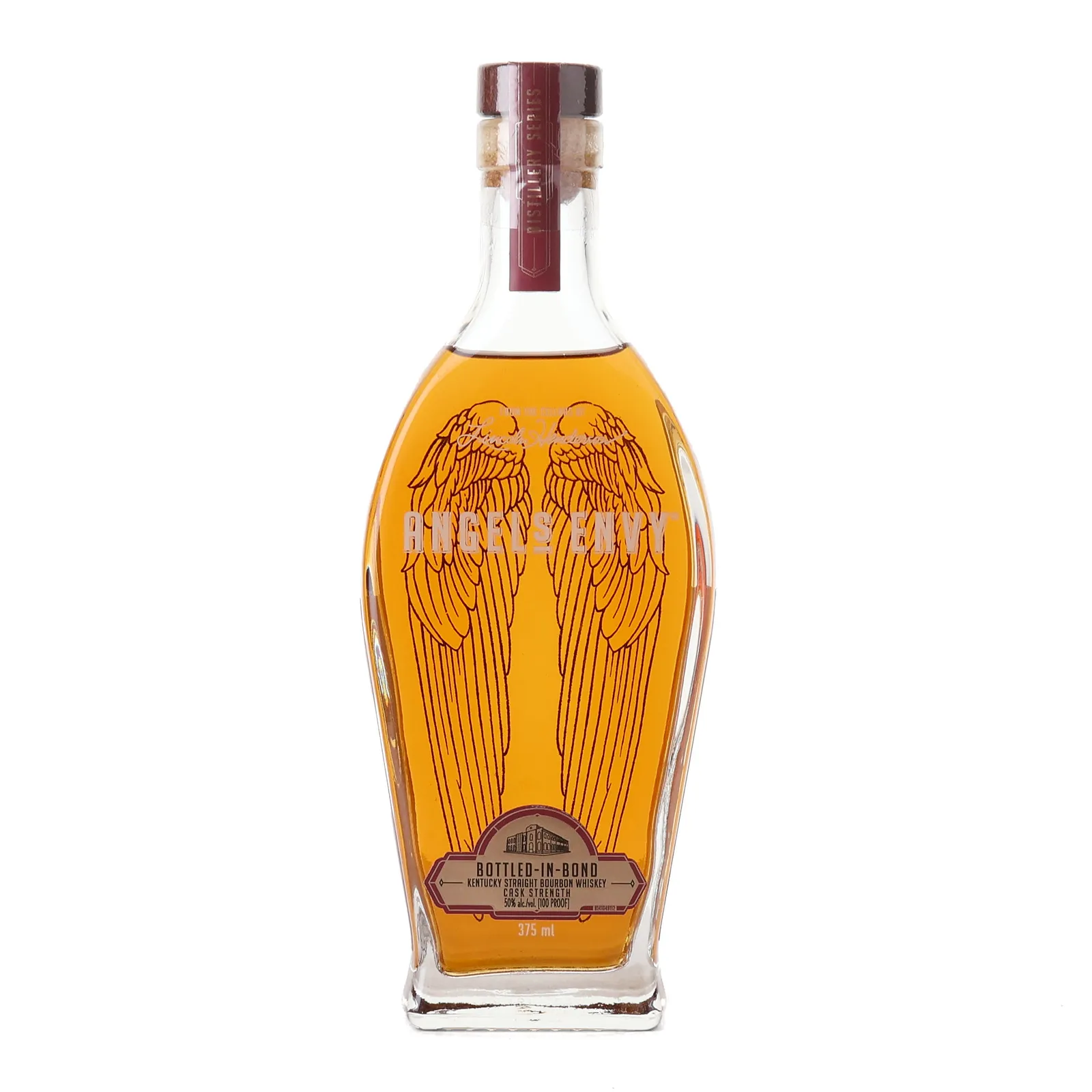 Angel's Envy Bottled-In-Bond Cask Strength Bourbon 5 Year Old, New Charred American Oak Cask, 2024, 50% whisky bottle