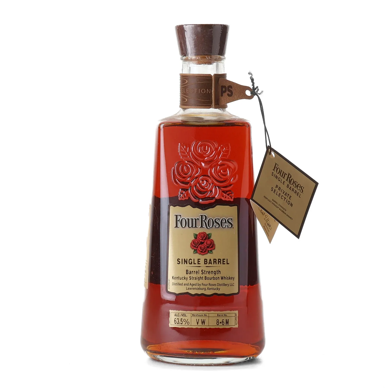 Four Roses Single Barrel Private Selection OBSF 10 Year Old, Cask #8-6 M, 63.5% whisky bottle