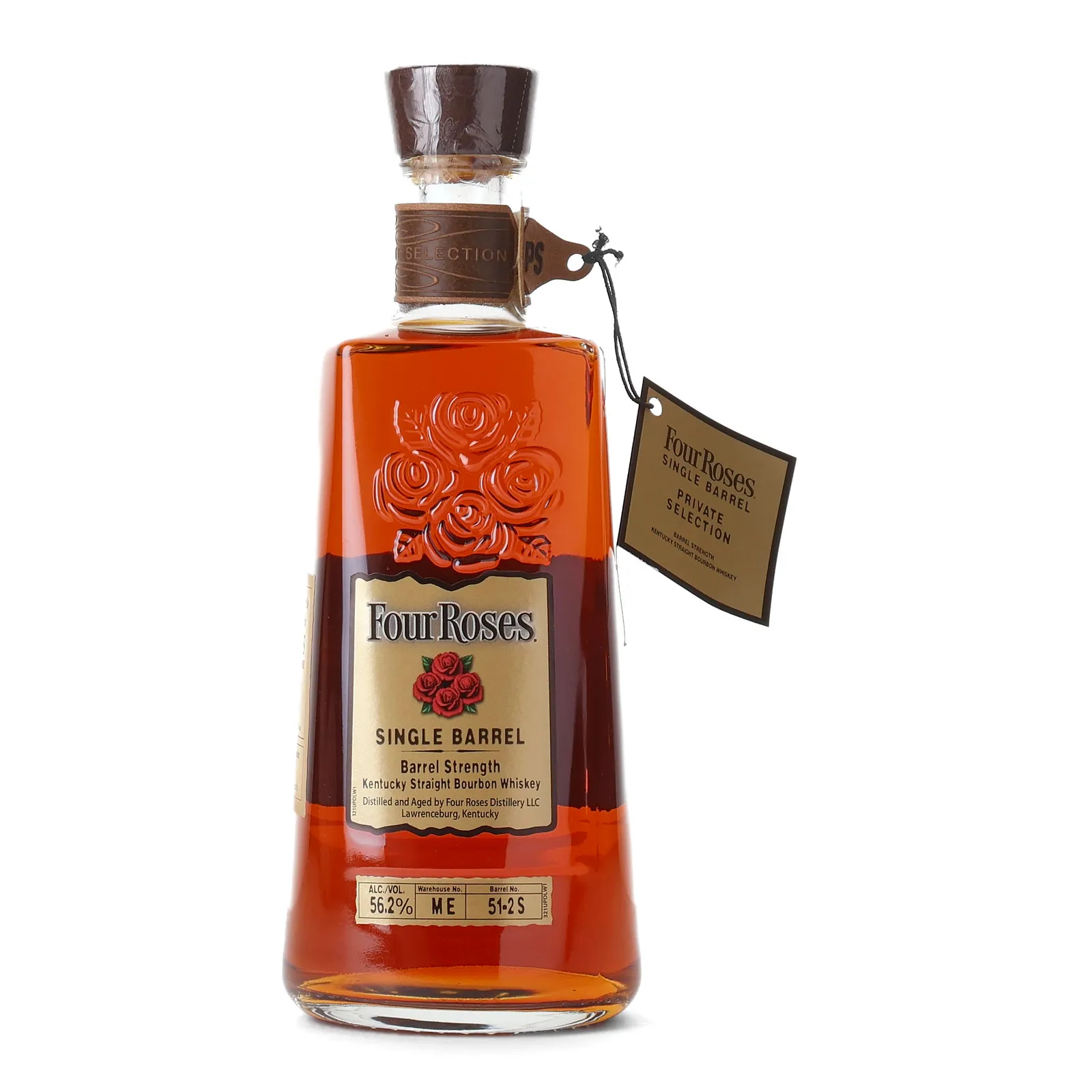 Four Roses Single Barrel Private Selection OBSQ 11 Year Old, Cask #51-2 S, 56.2% whisky bottle