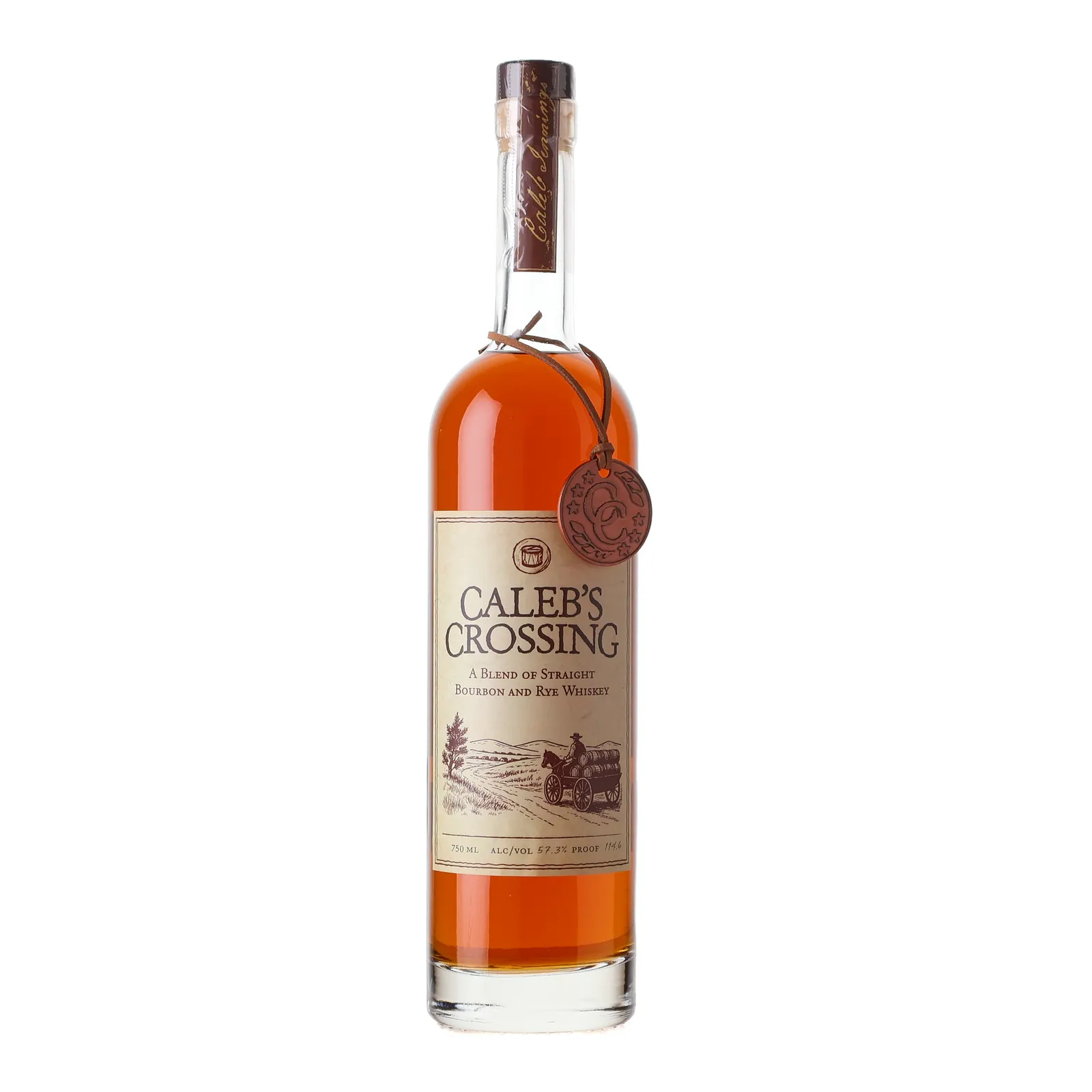 Caleb's Crossing Blended Whiskey, Batch No. BBR1, 2025, 57.3% whisky bottle