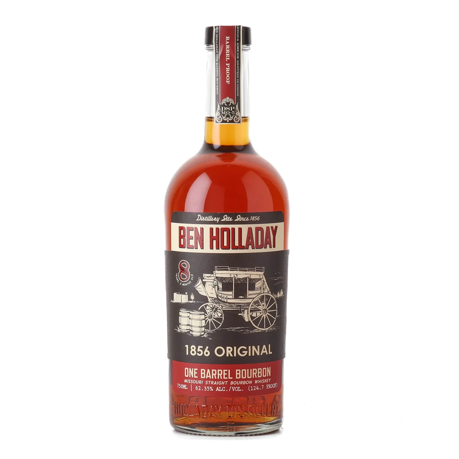 Ben Holladay 1856 Original One Barrel 8 Year Old, 2016, 62.35% whisky bottle