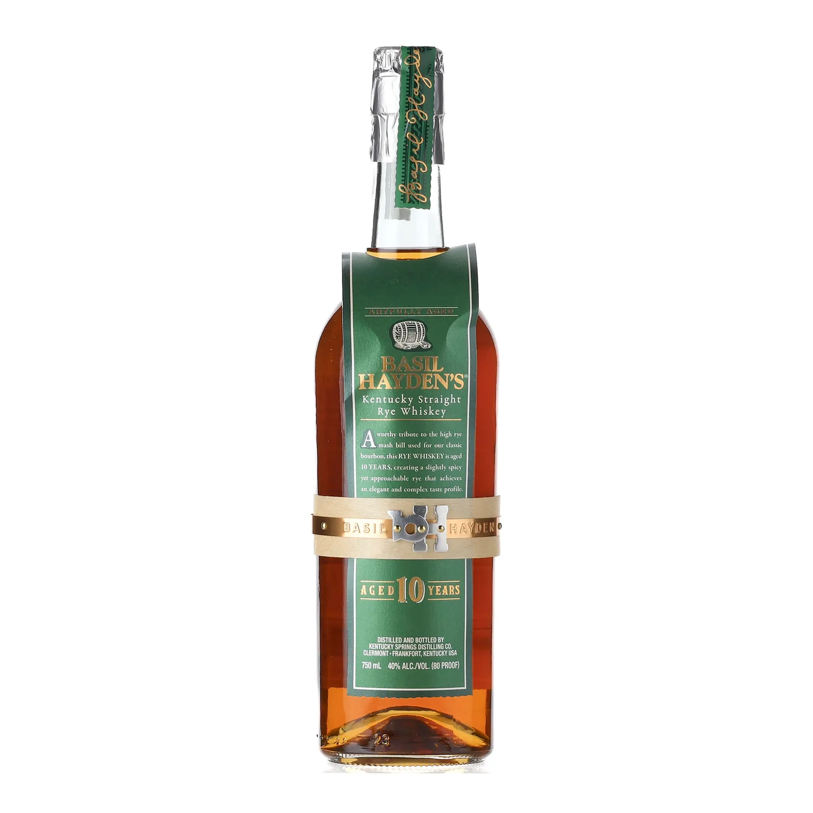 Basil Hayden's 10 Year Old, 2020, 40% whisky bottle