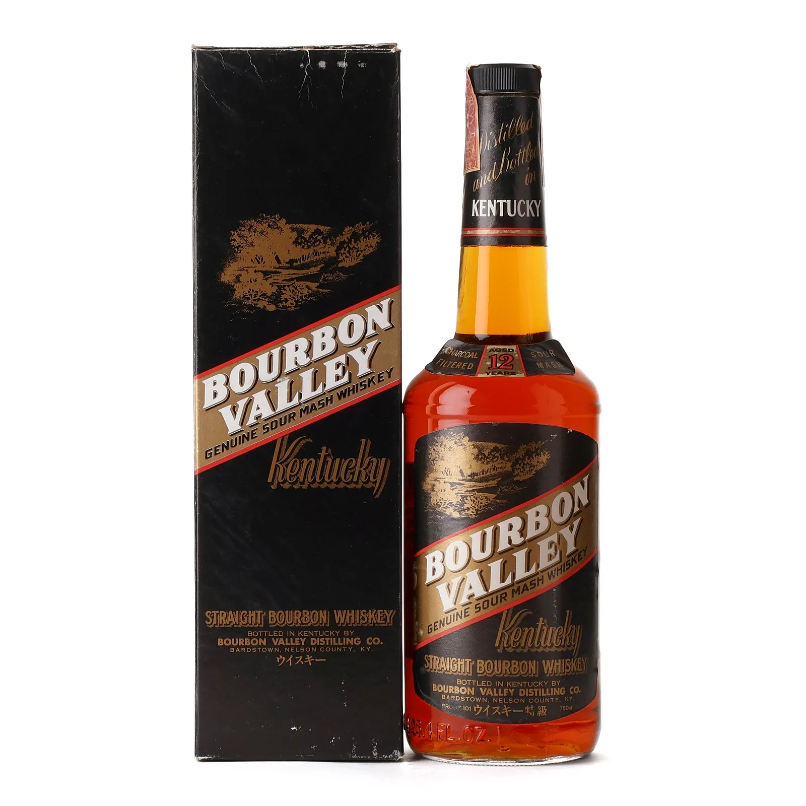 Bourbon Valley 12 Year Old, 50.5% whisky bottle