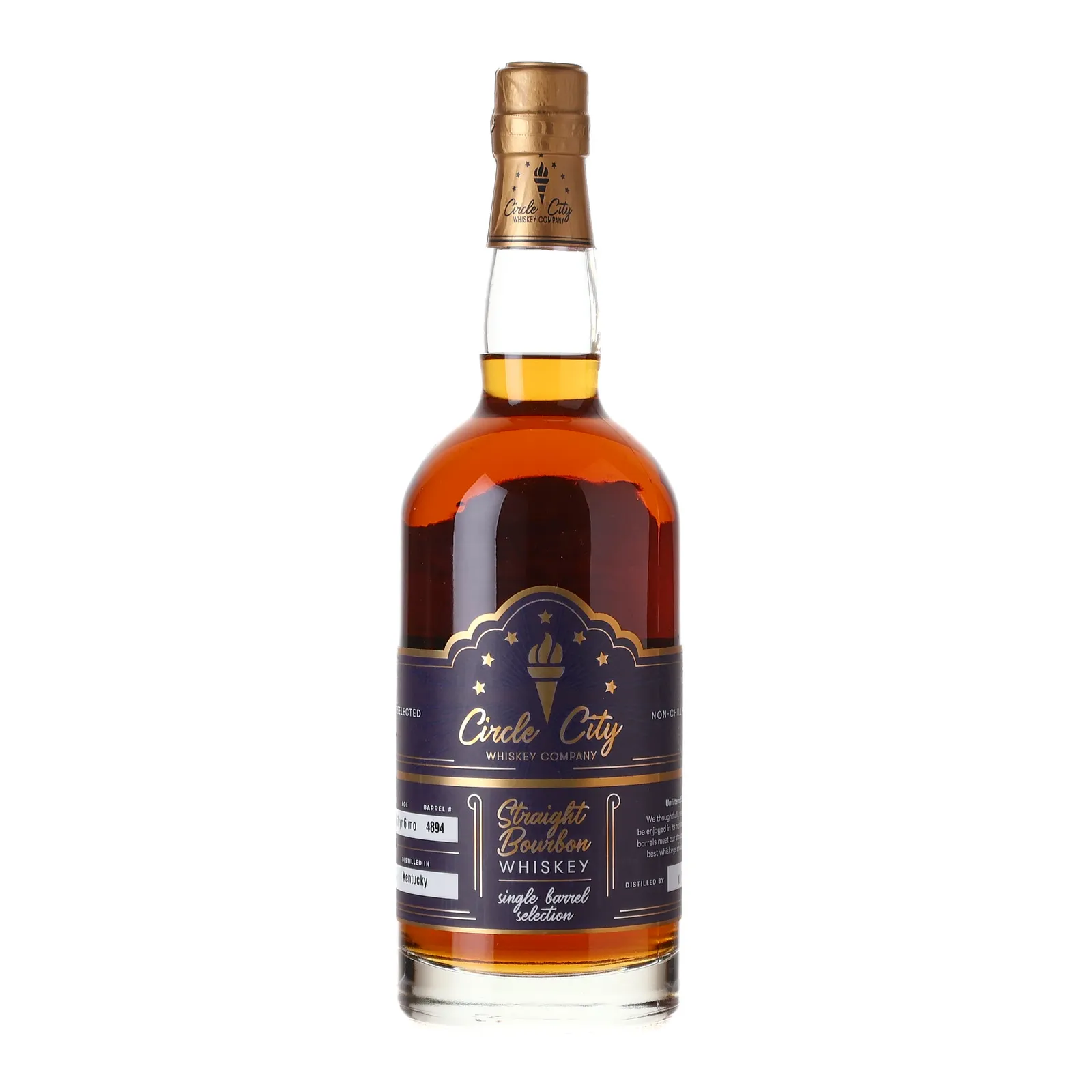 Circle City Whishey Oasis 7 Year Old, Cask #4894, 61.8% whisky bottle