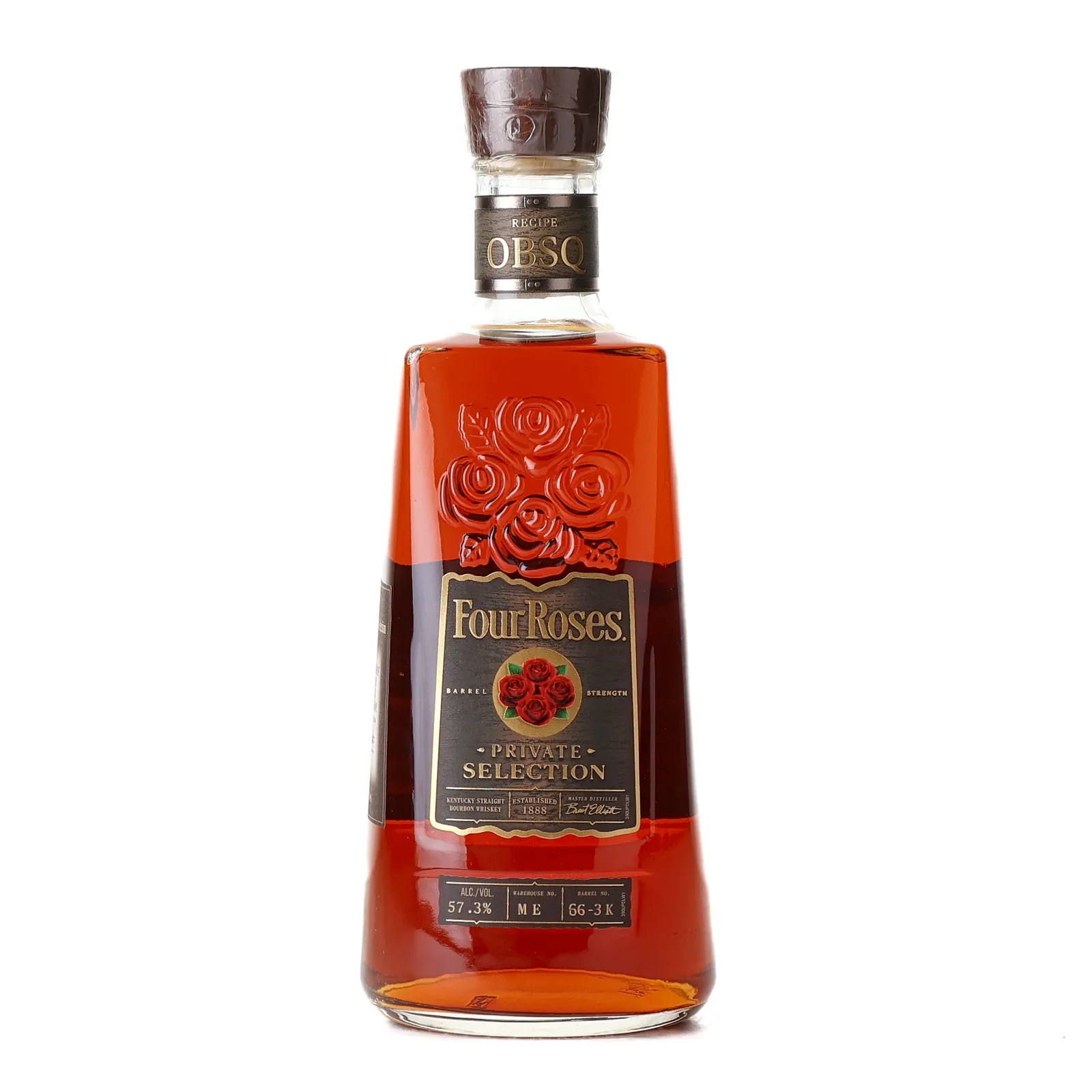 Four Roses Barrel Strength OBSQ Private Selection 'Mother's Day' 14 Year Old, 2026, 57.3% whisky bottle