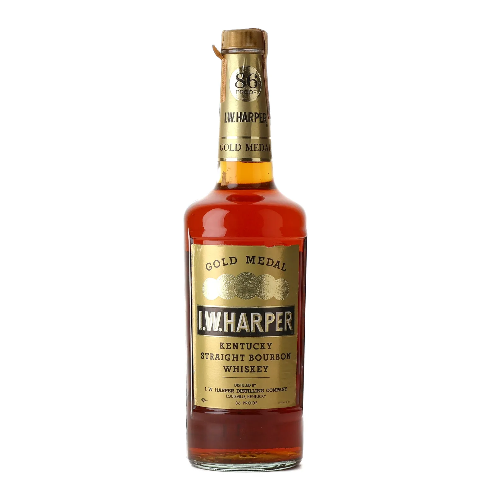 I.W. Harper Gold Medal, 43% whisky bottle