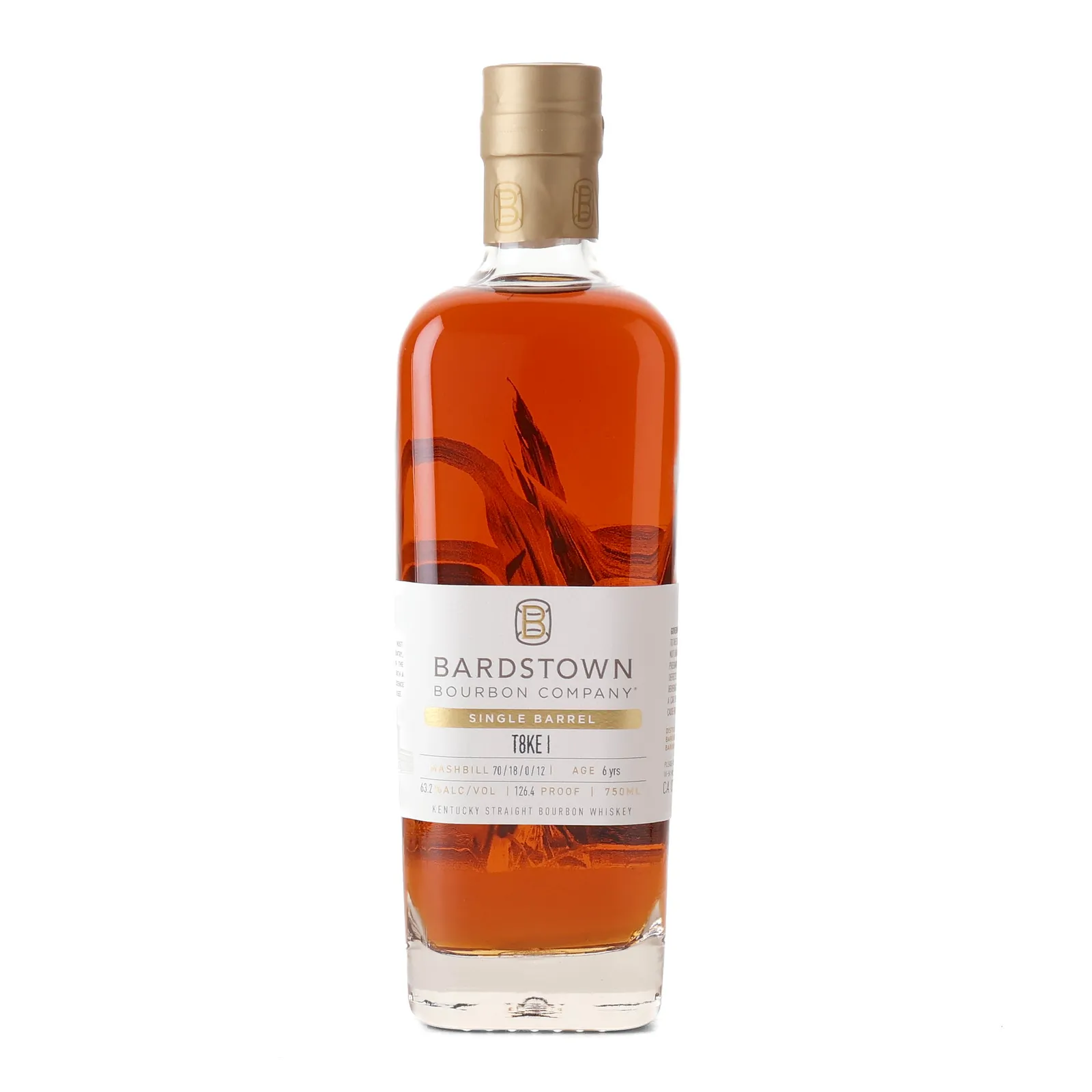 Bardstown Bourbon Company 'T8KE 1' Private Barrel Selection 6 Year Old, New Charred Oak Cask, Cask #T8KE 1, 63.2% whisky bottle