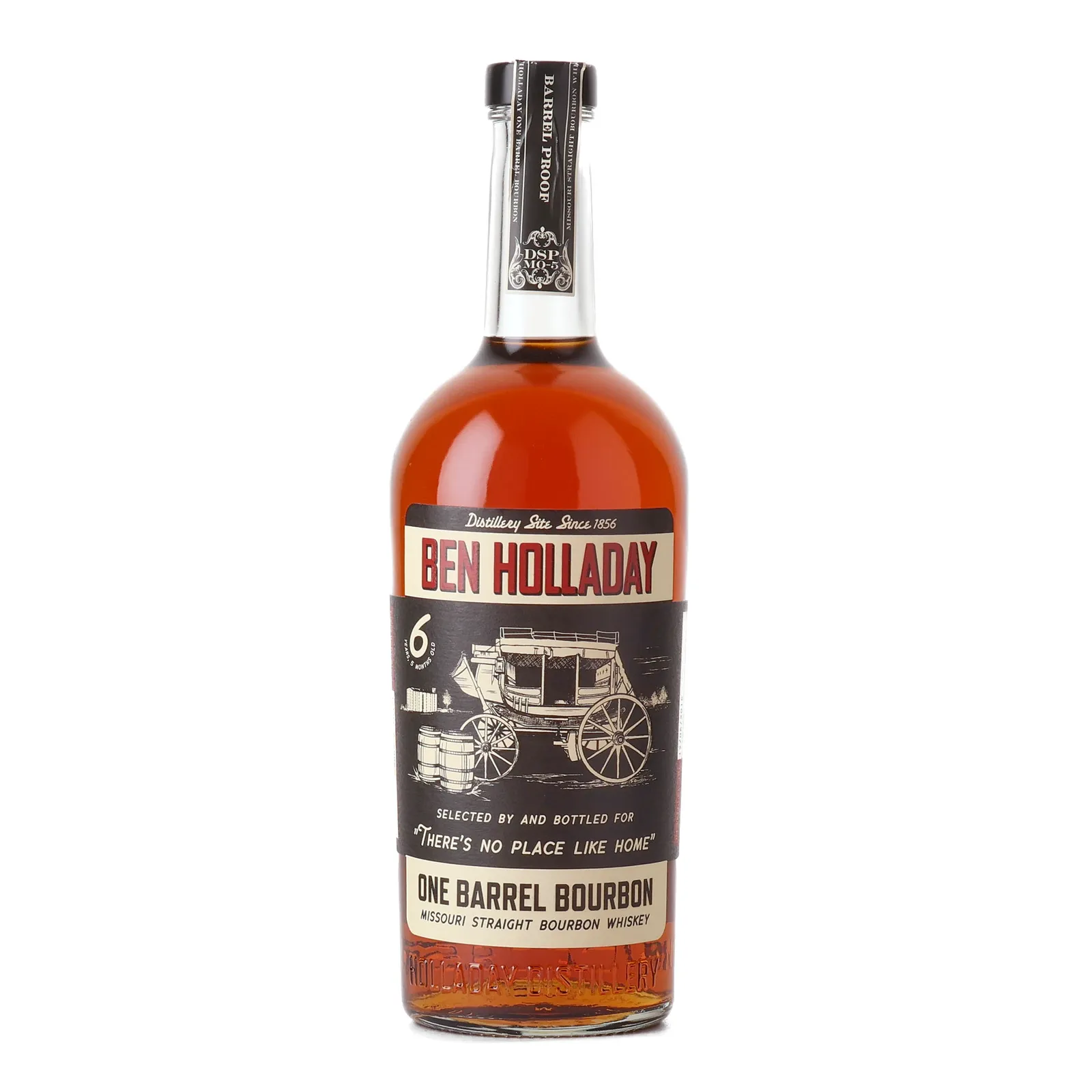 Ben Holladay 'There's No Place Like Home' Private Barrel Selection 6 Year Old, New Charred Missouri White Oak Cask, 61% whisky bottle