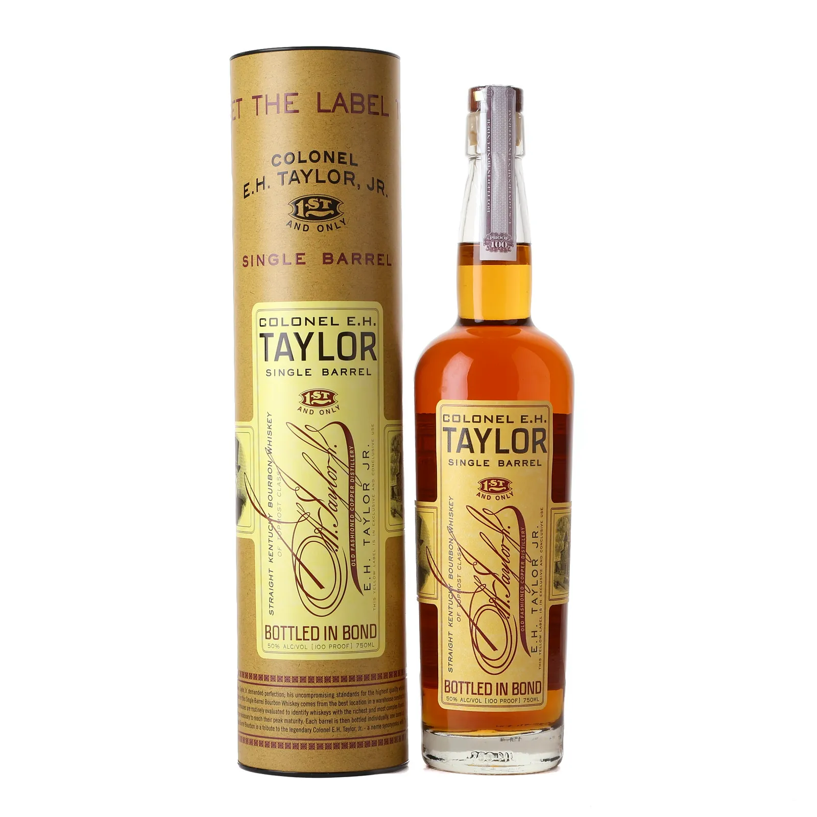 Colonel E.H. Taylor Single Barrel, 2025, 50% whisky bottle