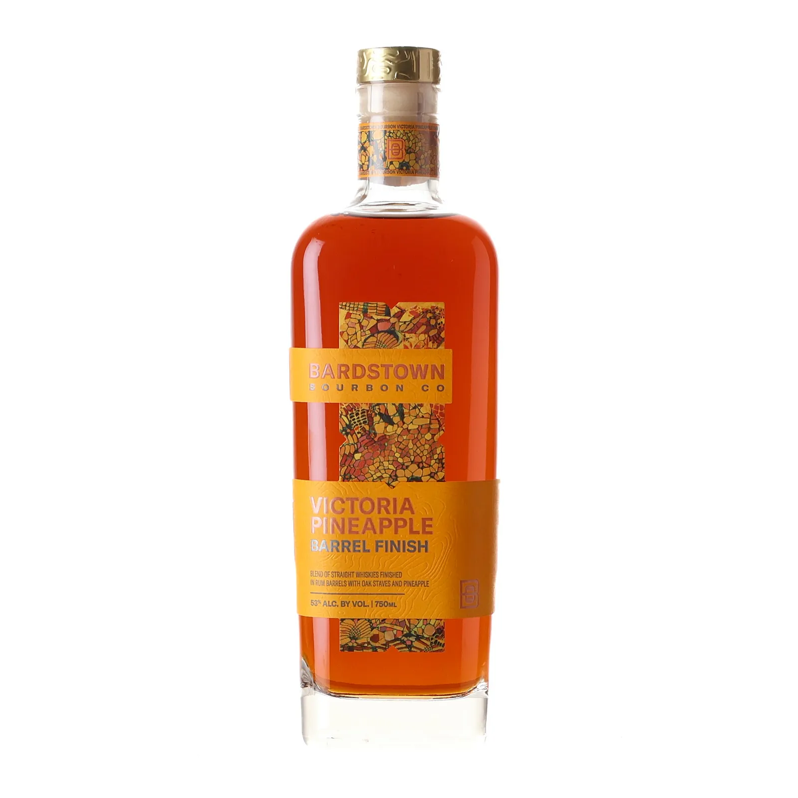 Bardstown Bourbon Company Victoria Pineapple Barrel Finish Blended Whisky, Rum Cask, 53% whisky bottle