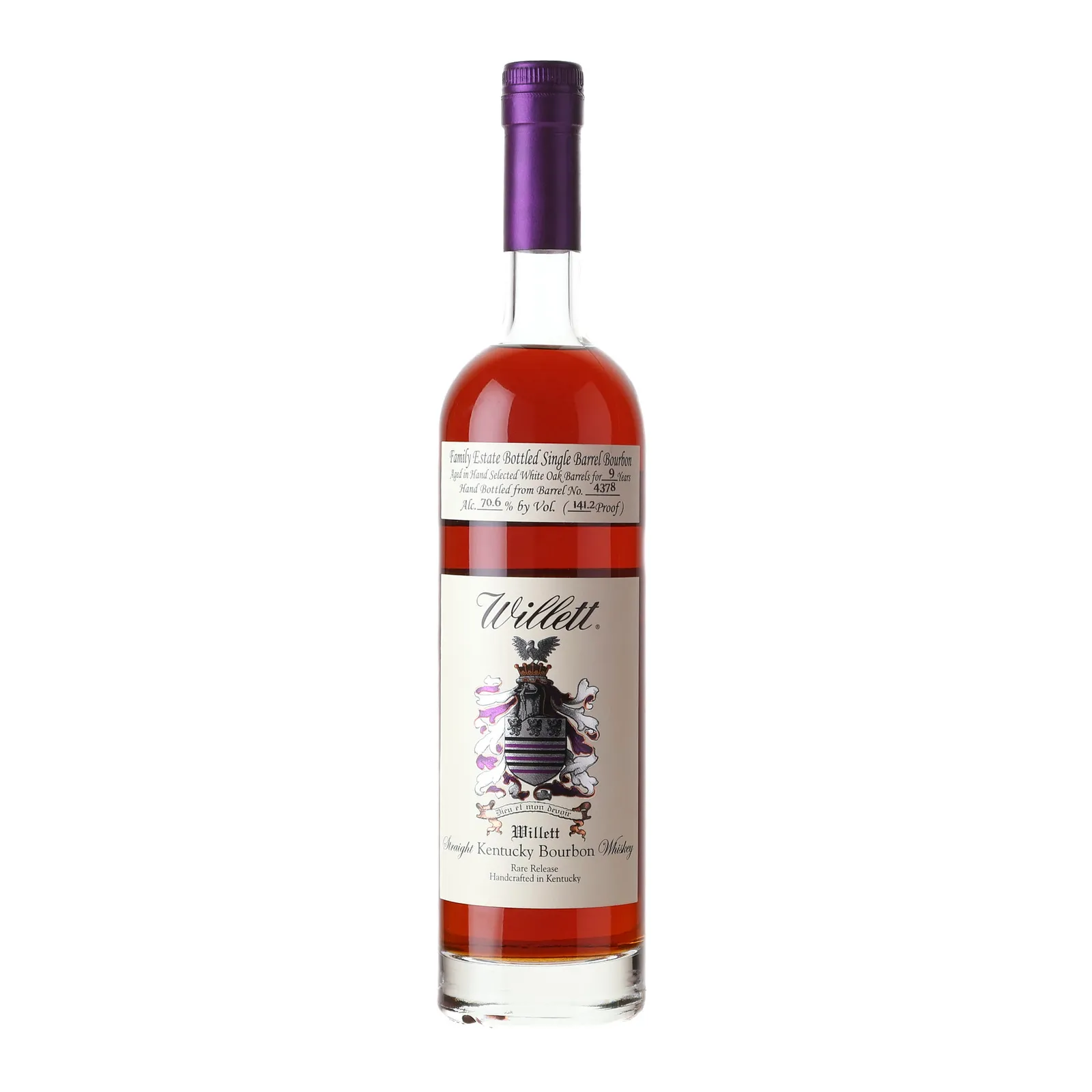 Willett Family Estate Midnight Star 9 Year Old, Cask #4378, 70.6% whisky bottle