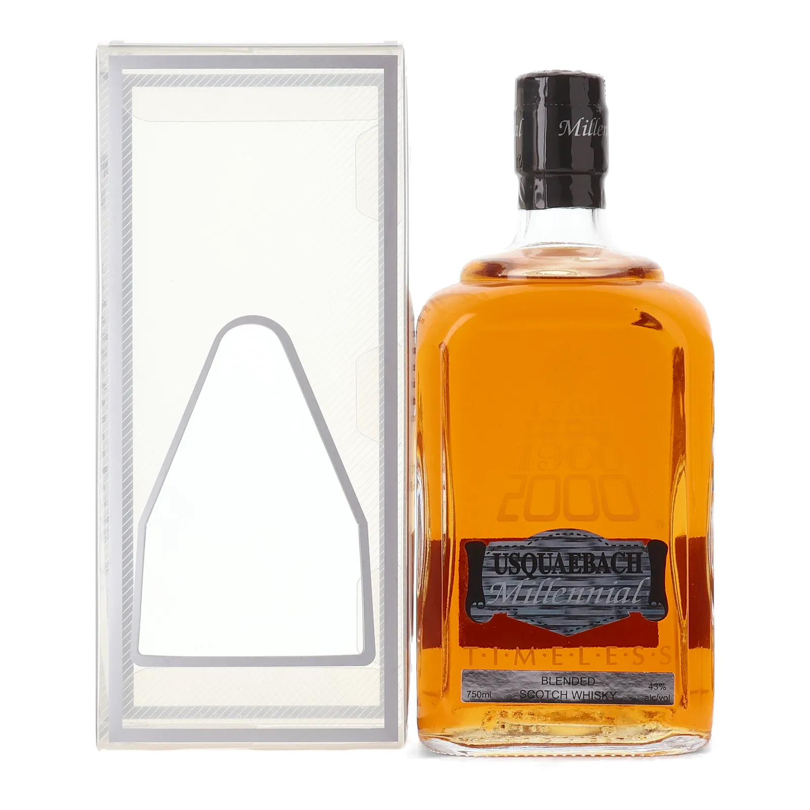 Usquaebach Millennial, Douglas Laing & Co. Ltd., 43% whisky bottle