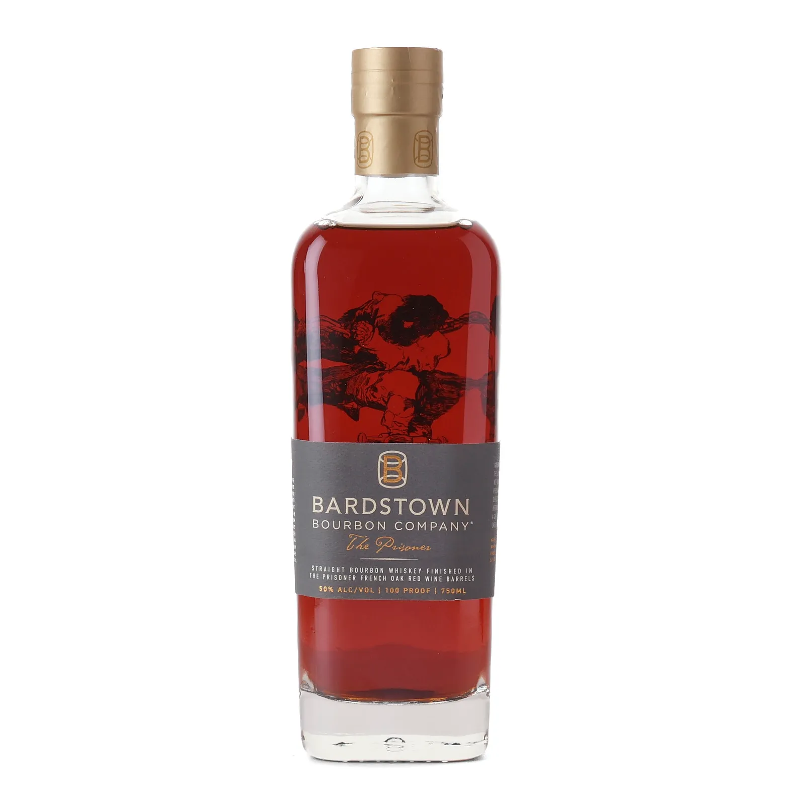 Bardstown Bourbon Company Collaborative Series The Prisoner 9 Year Old, French Oak Red Wine Cask, 2019, 50% whisky bottle