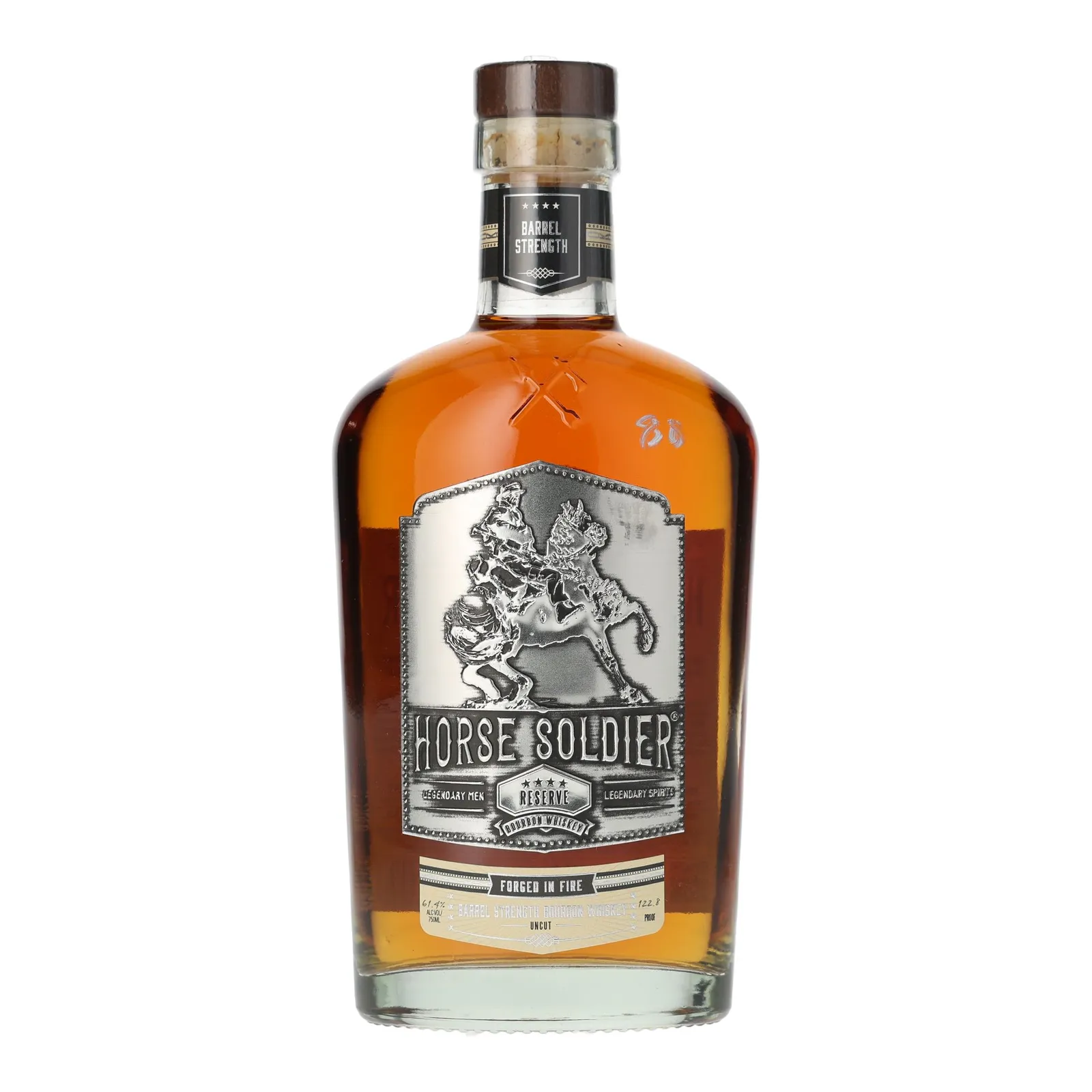 Horse Soldier Reserve Barrel Strength Bourbon, 61.4% whisky bottle
