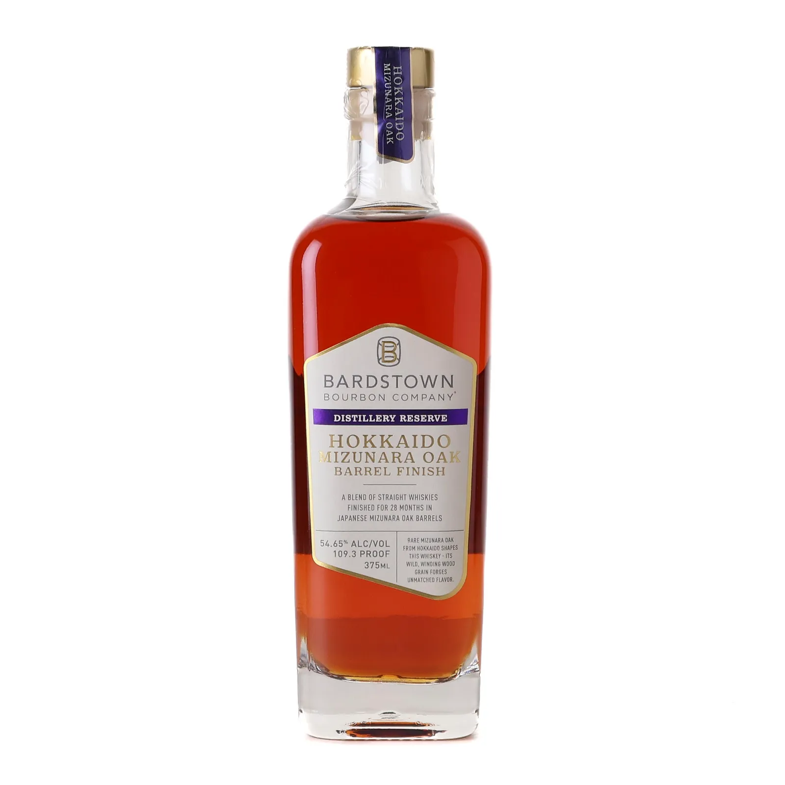 Bardstown Bourbon Company Distillery Reserve: Hokkaido Mizunara Oak Barrel Finish 2 Year Old, Mizunara Oak Cask, 54.65% whisky bottle