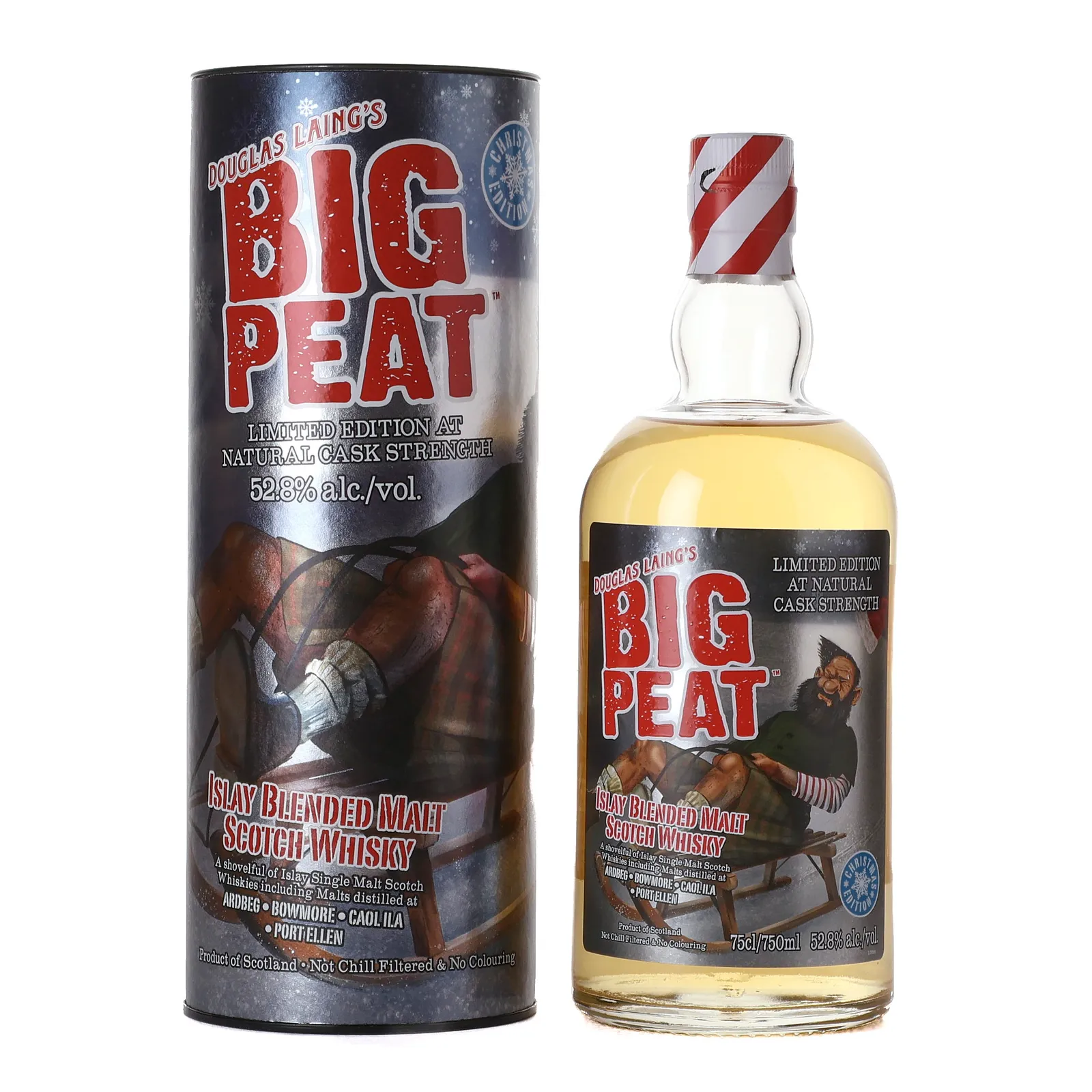 Big Peat Christmas Edition, Douglas Laing, 52.8% whisky bottle