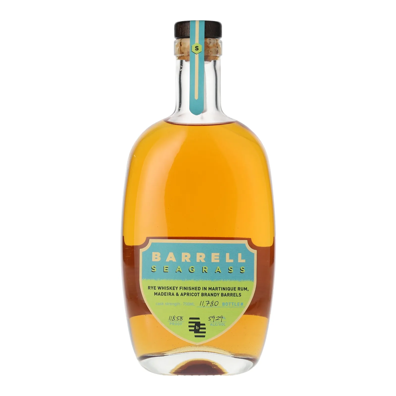 Barrell Craft Spirits Seagrass, Rhum, Brandy & Madeira Cask, 59.3% whisky bottle
