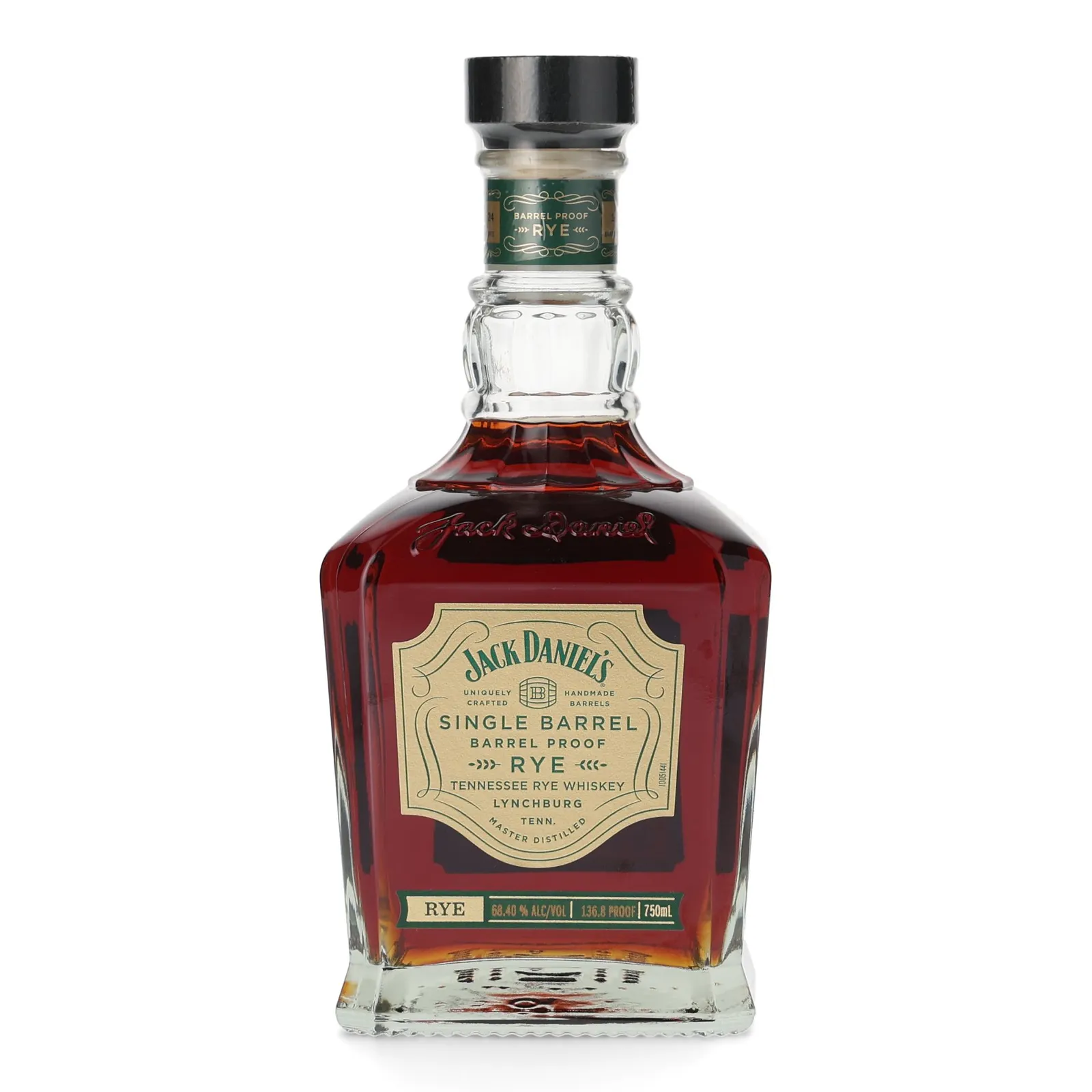 Jack Daniel's Single Barrel Barrel Proof Rye, 2024, 68.4% whisky bottle