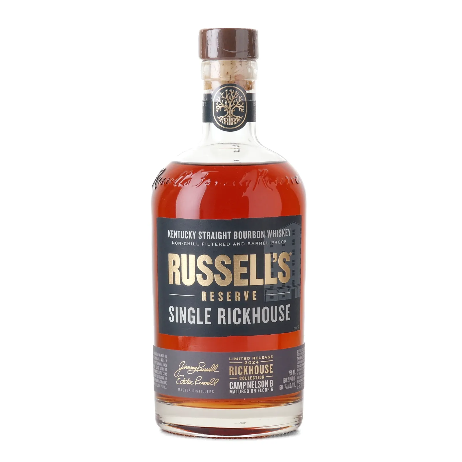 Russell's Reserve Single Rickhouse Camp Nelson B, Bourbon Cask, 2024, 60.1% whisky bottle