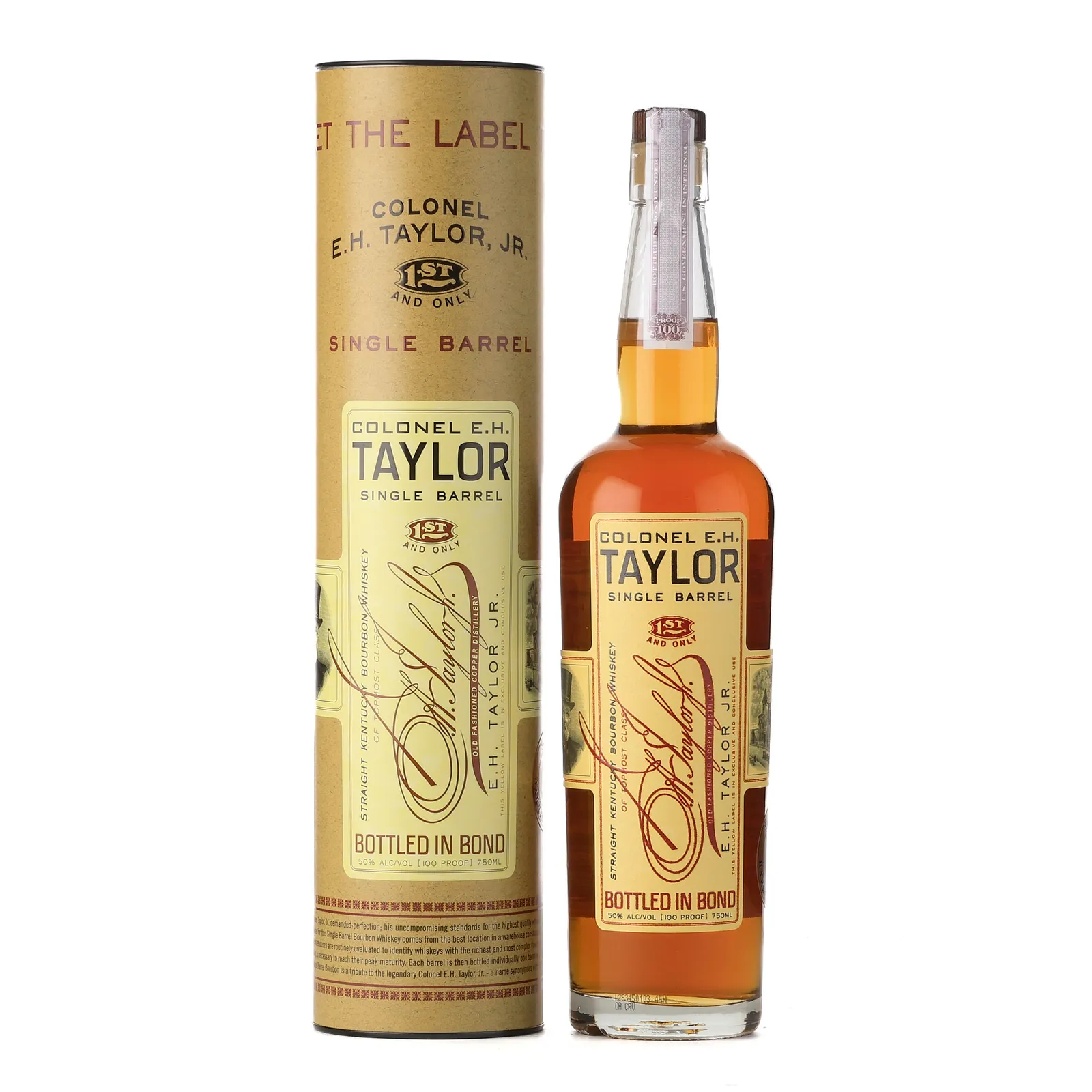 Colonel E.H. Taylor Single Barrel Total Beverage Private Barrel Selection, New Charred Oak Cask, Cask #012, 2025, 50% whisky bottle