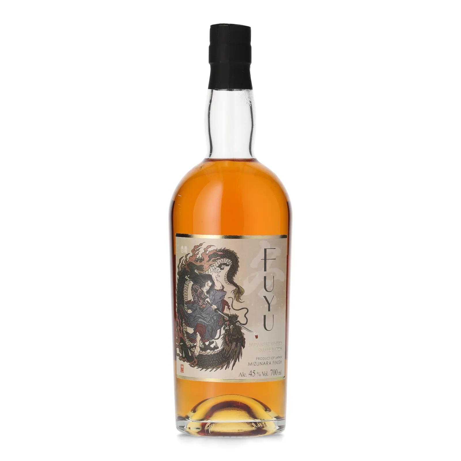 Fuyu Mizunara Finish, Mizunara Cask, 45% whisky bottle