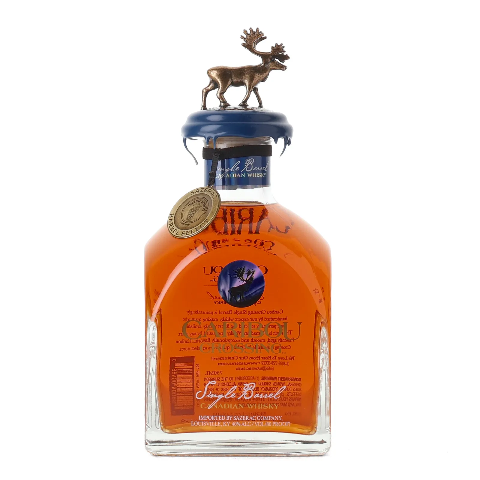 Caribou Crossing Incline Spirits & Cigars Private Barrel Selection, Cask #1129, 2025, 40% whisky bottle
