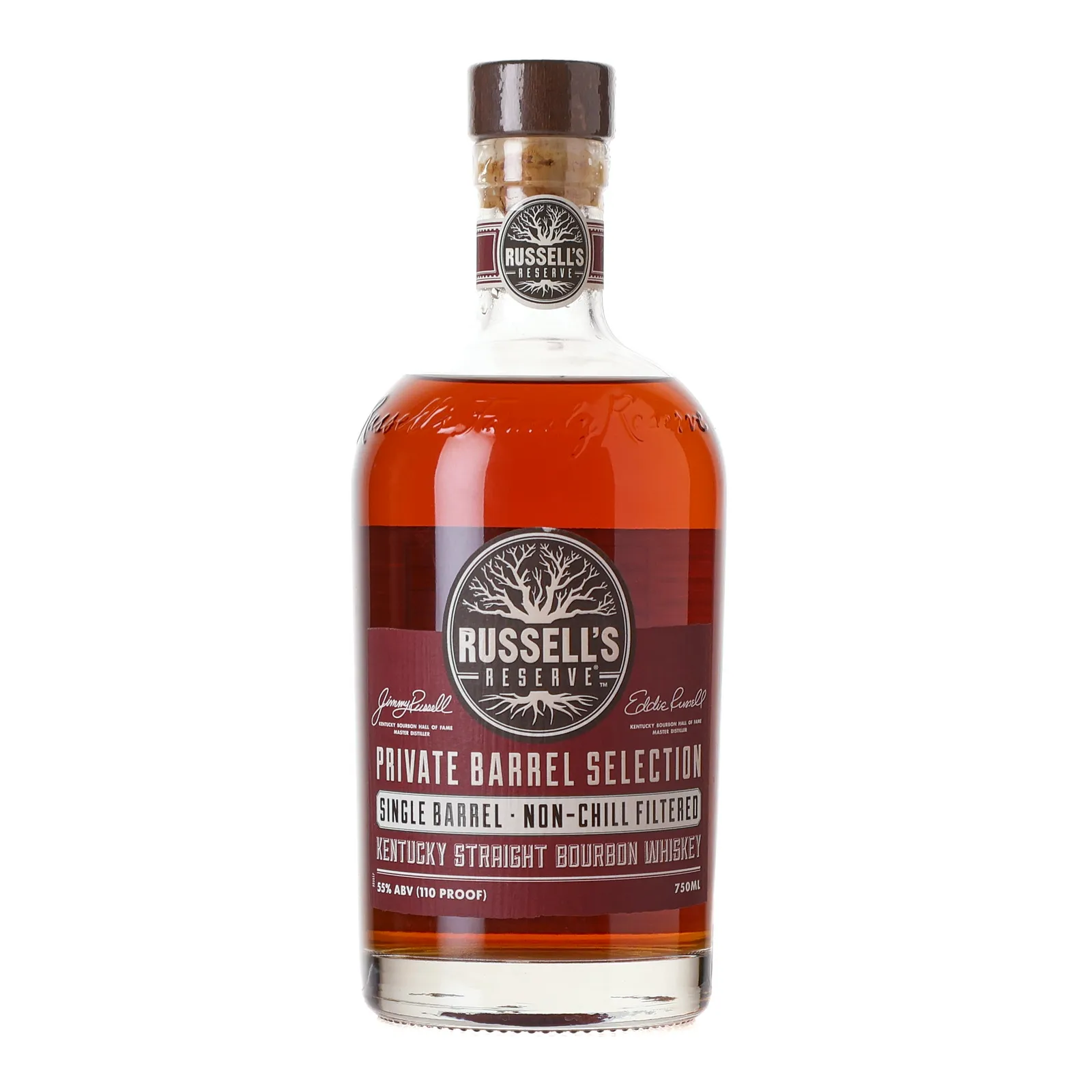Russell's Reserve Single Barrel Private Barrel Selection Jackson's Wine & Spirits 10 Year Old, Cask #19-0047, 2020, 55% whisky bottle
